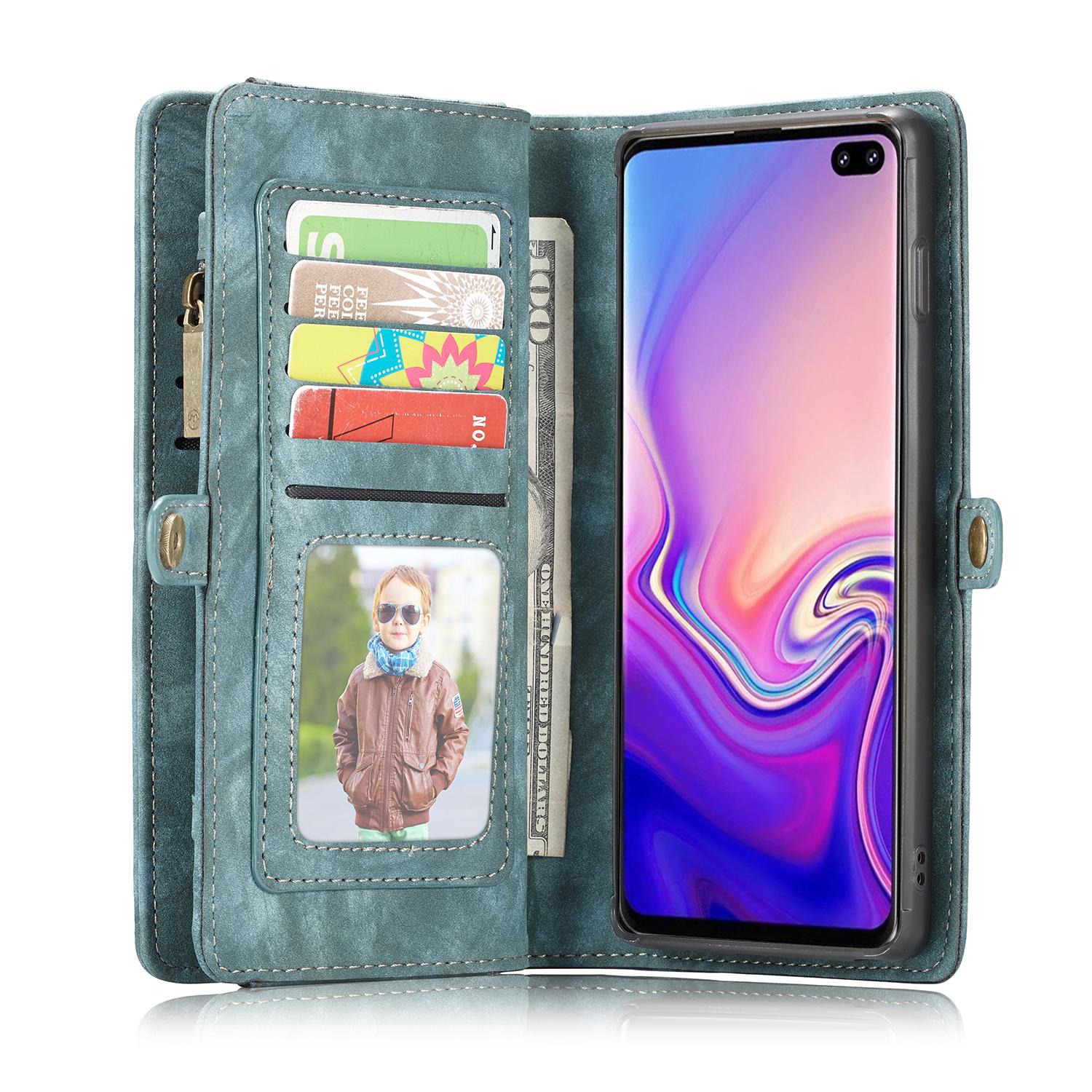 Multi-slot Suojakotelo Galaxy S10 Plus sininen