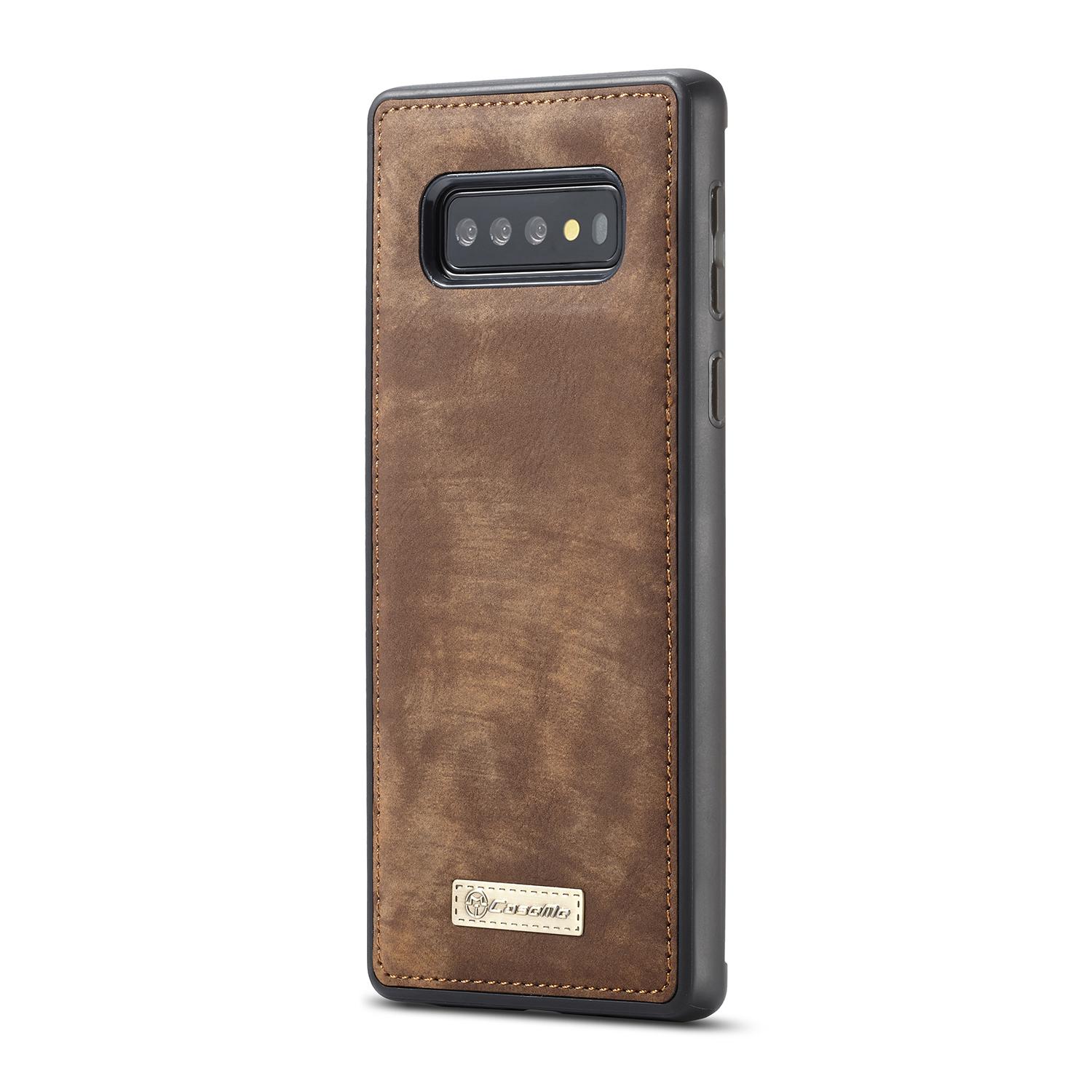 Multi-slot Suojakotelo Galaxy S10 Plus ruskea