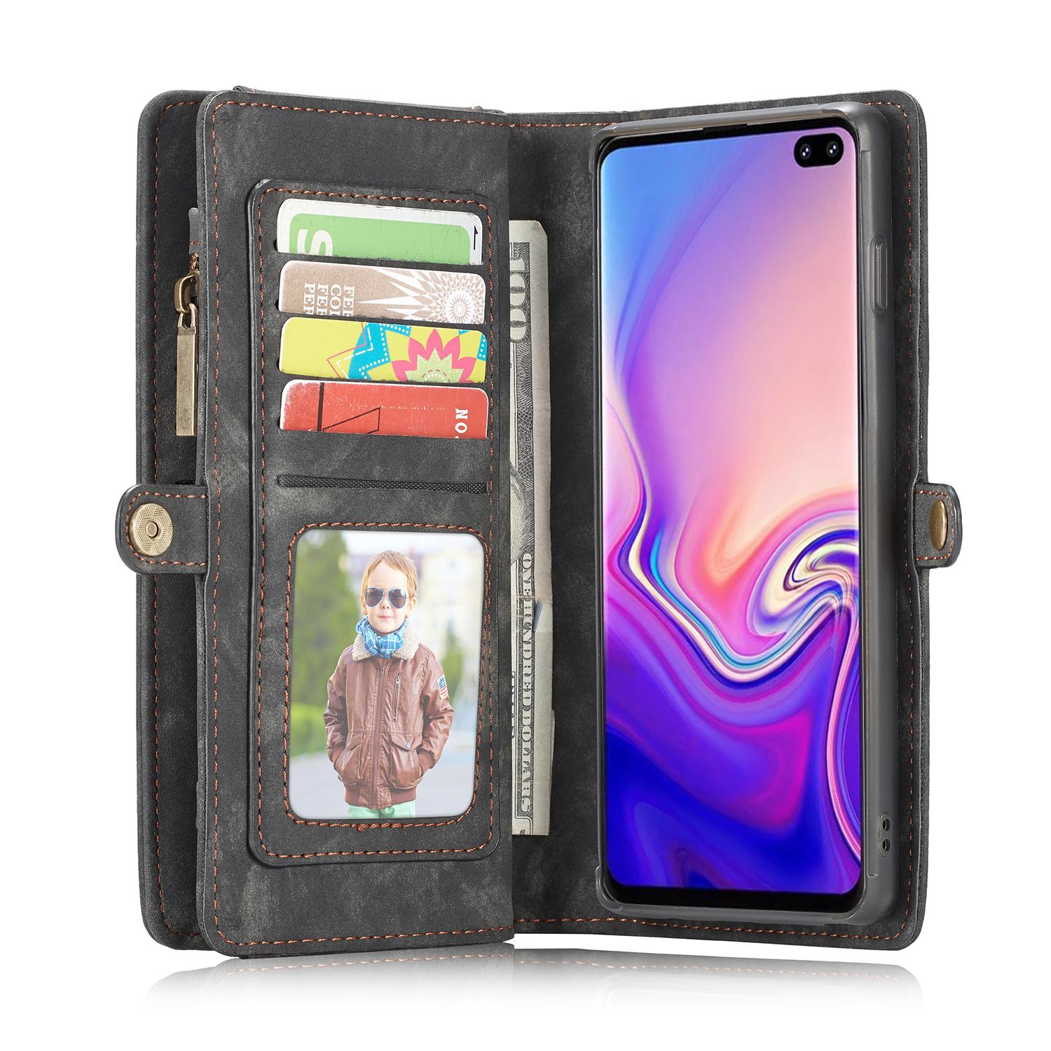 Multi-slot Suojakotelo Samsung Galaxy S10 Plus Harmaa