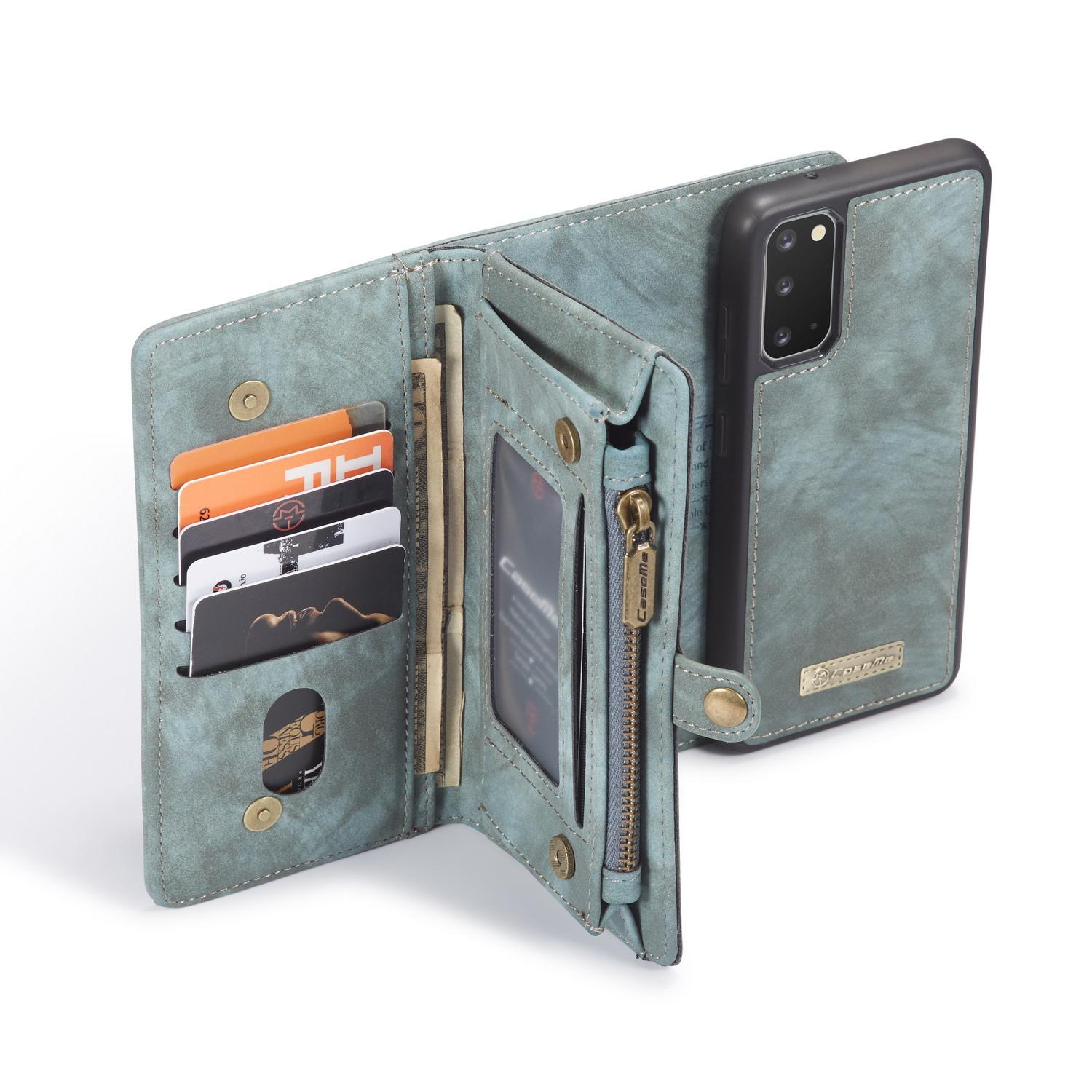 Multi-slot Suojakotelo Samsung Galaxy S20 Sininen