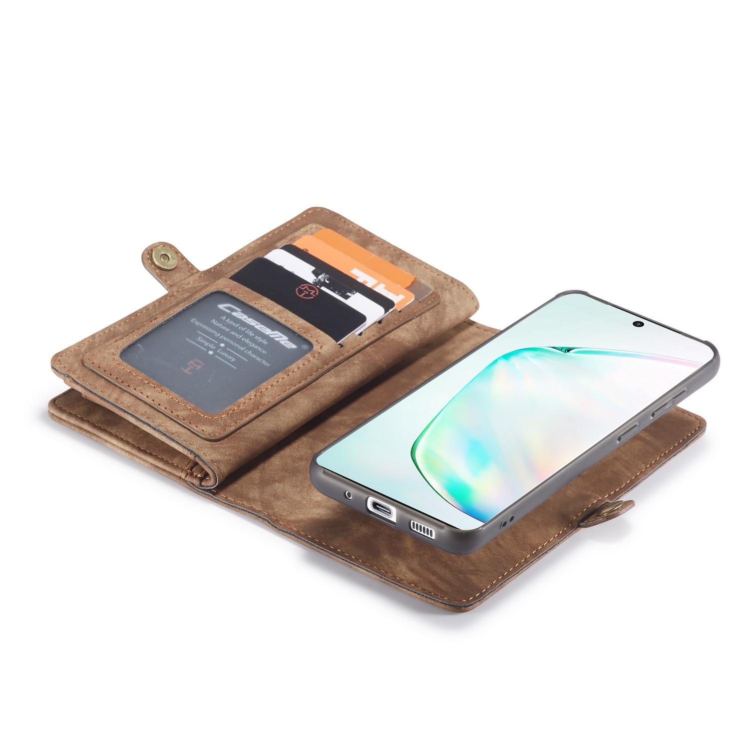 Multi-slot Suojakotelo Samsung Galaxy S20 Ruskea