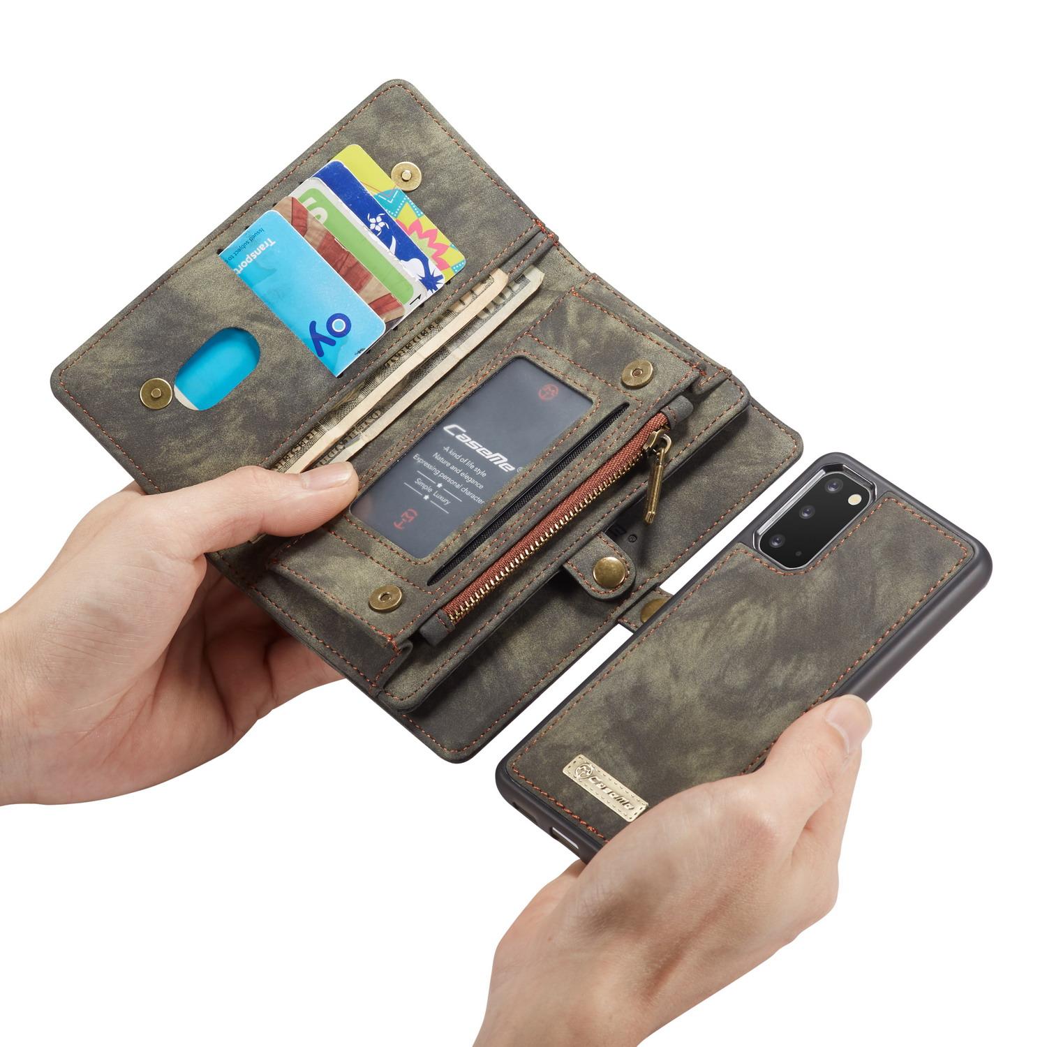 Multi-slot Suojakotelo Samsung Galaxy S20 Harmaa