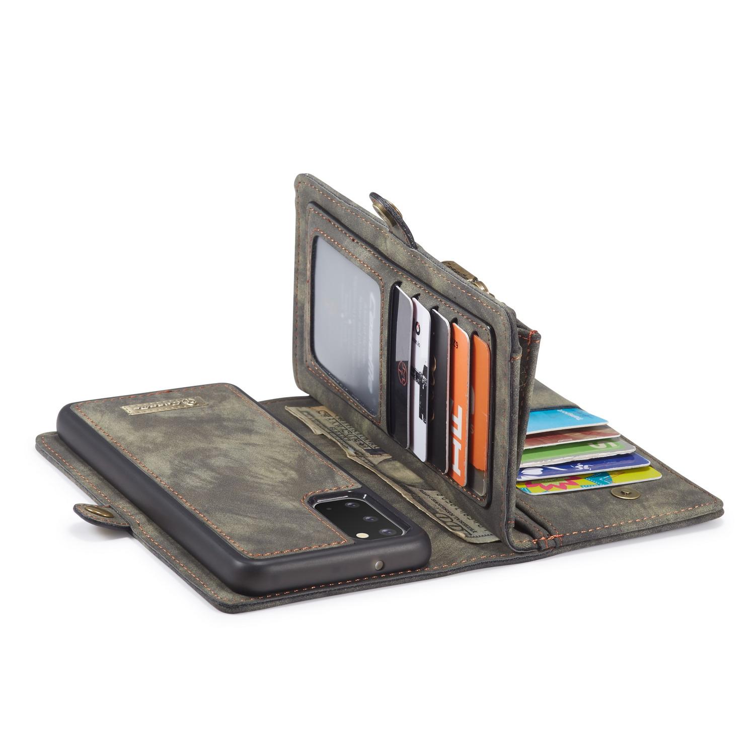 Multi-slot Suojakotelo Samsung Galaxy S20 Harmaa