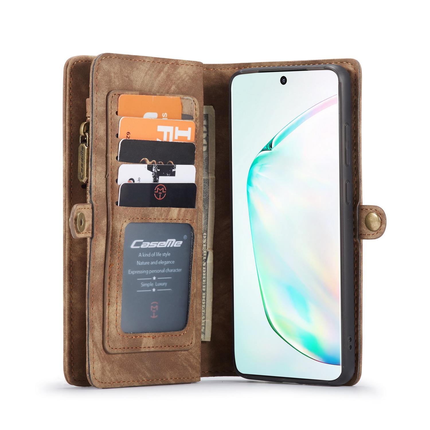 Multi-slot Suojakotelo Samsung Galaxy S20 Ultra Ruskea