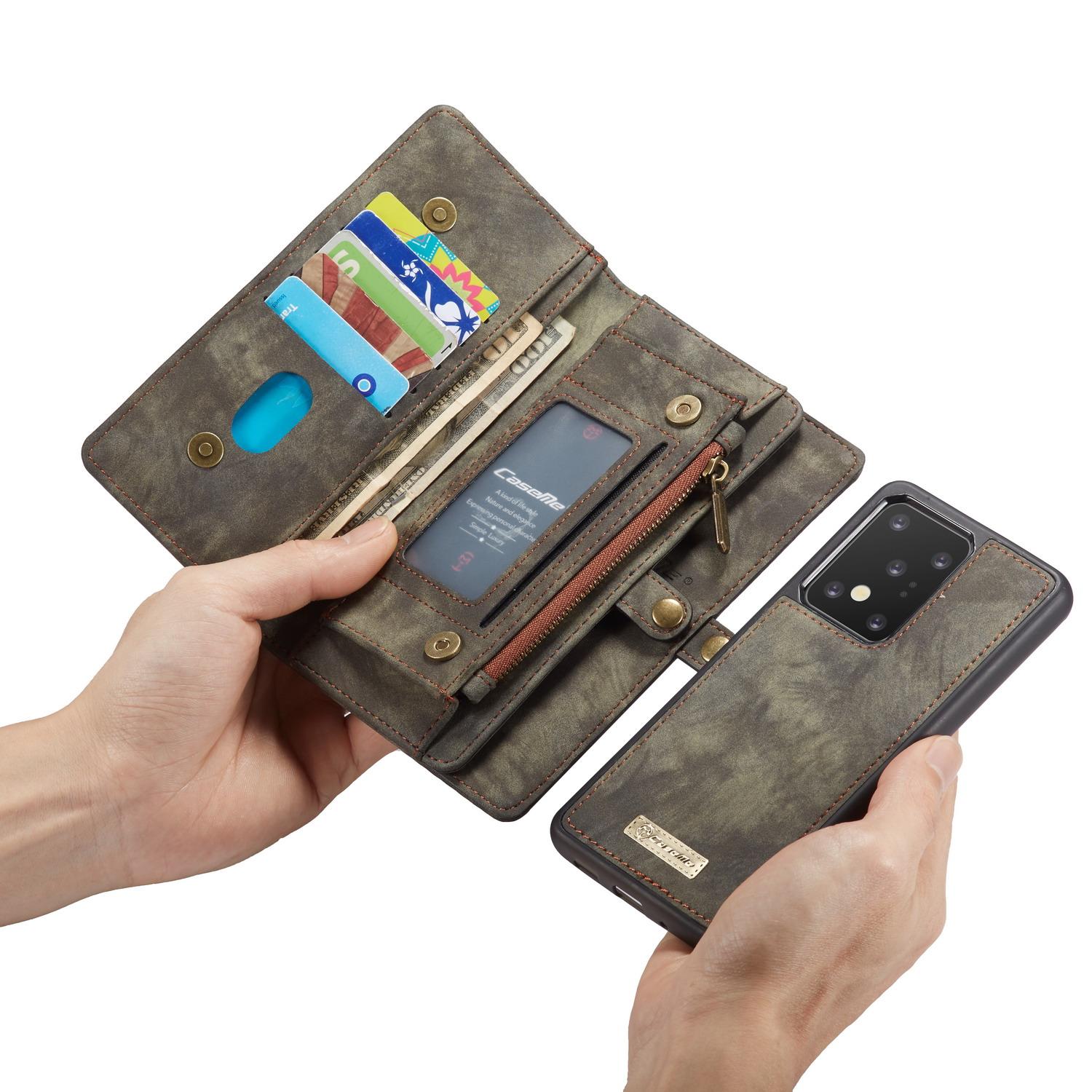 Multi-slot Suojakotelo Samsung Galaxy S20 Ultra Harmaa