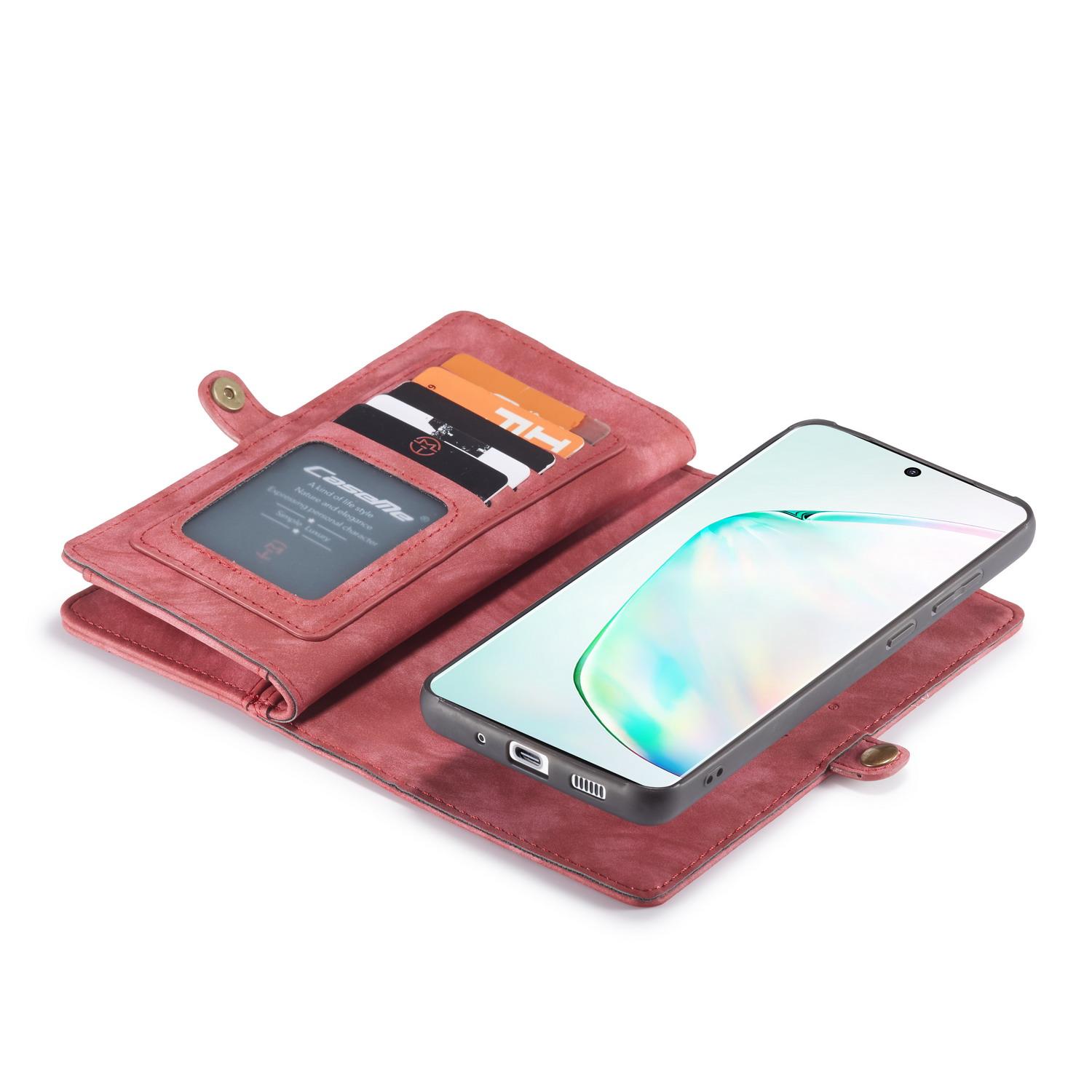 Multi-slot Suojakotelo Samsung Galaxy S20 Ultra Punainen