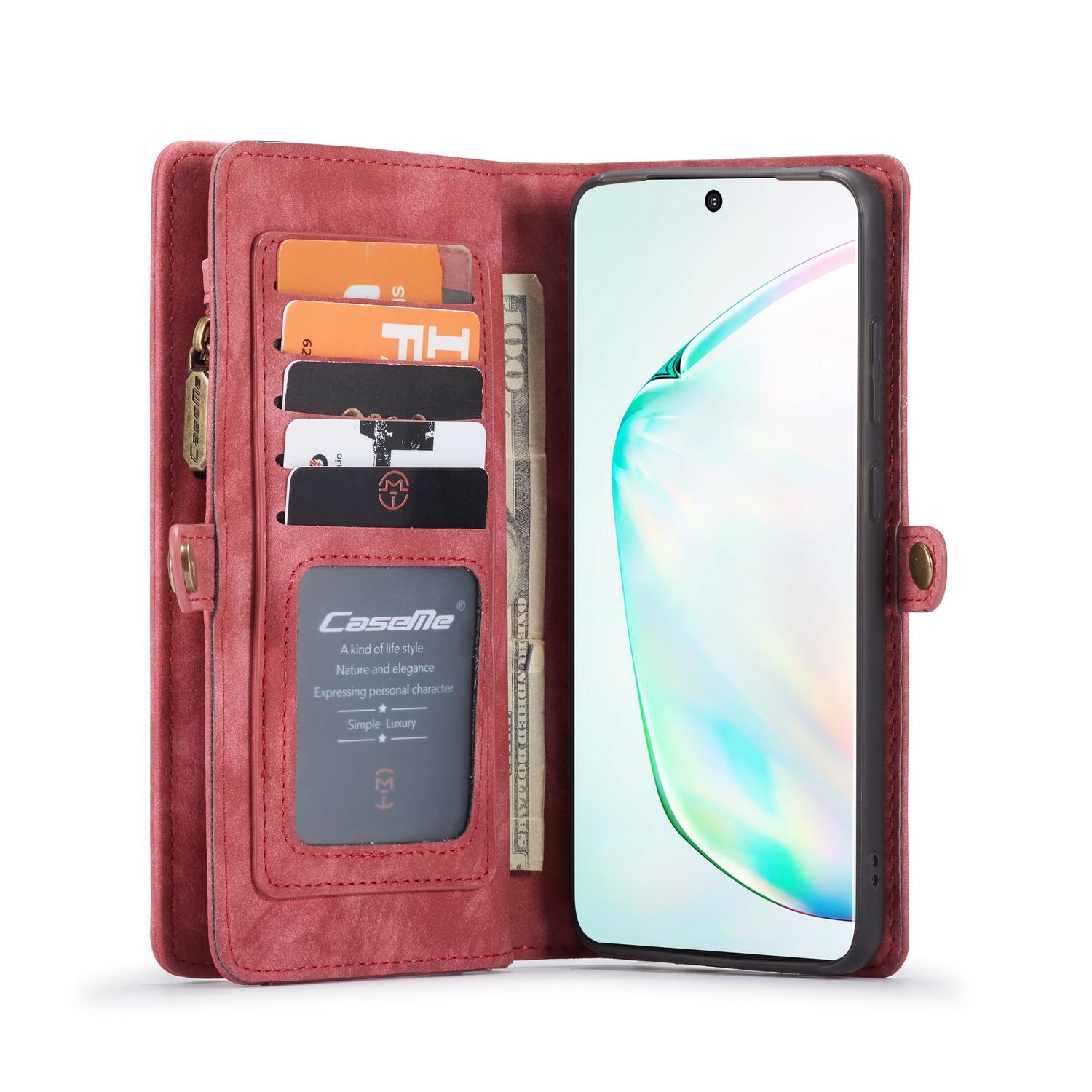 Multi-slot Suojakotelo Samsung Galaxy S20 Ultra Punainen