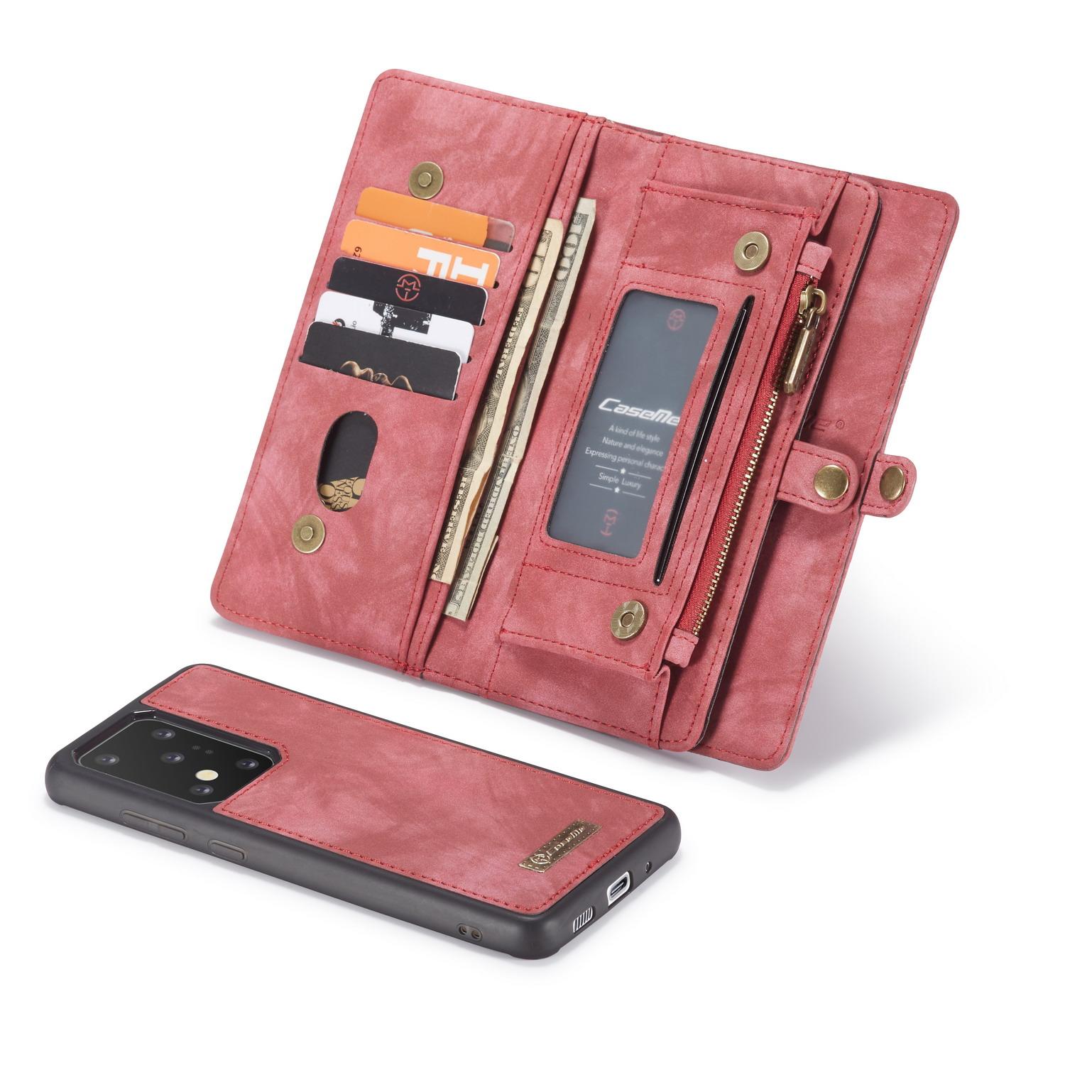 Multi-slot Suojakotelo Samsung Galaxy S20 Ultra Punainen