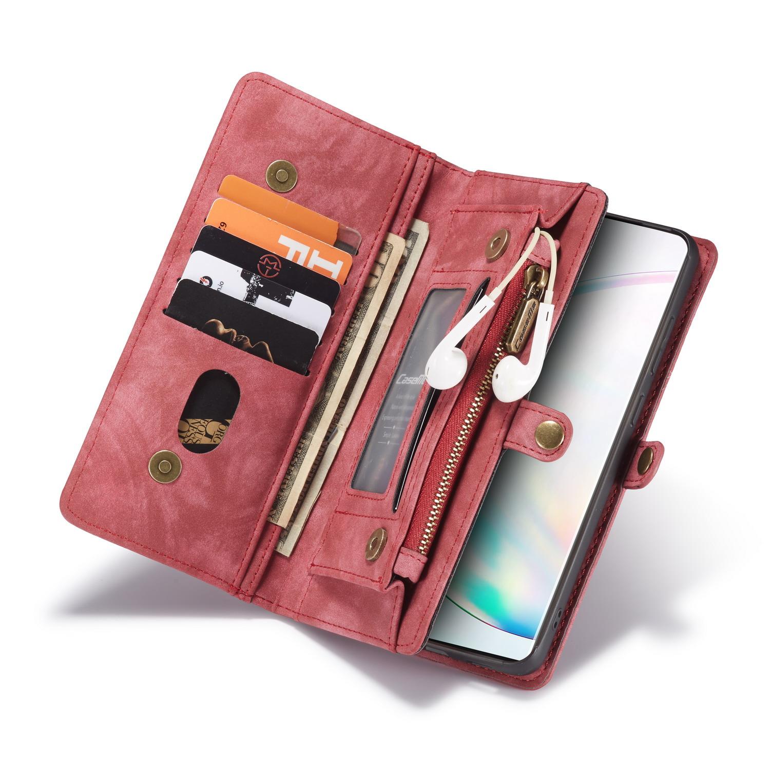 Multi-slot Suojakotelo Samsung Galaxy S20 Ultra Punainen
