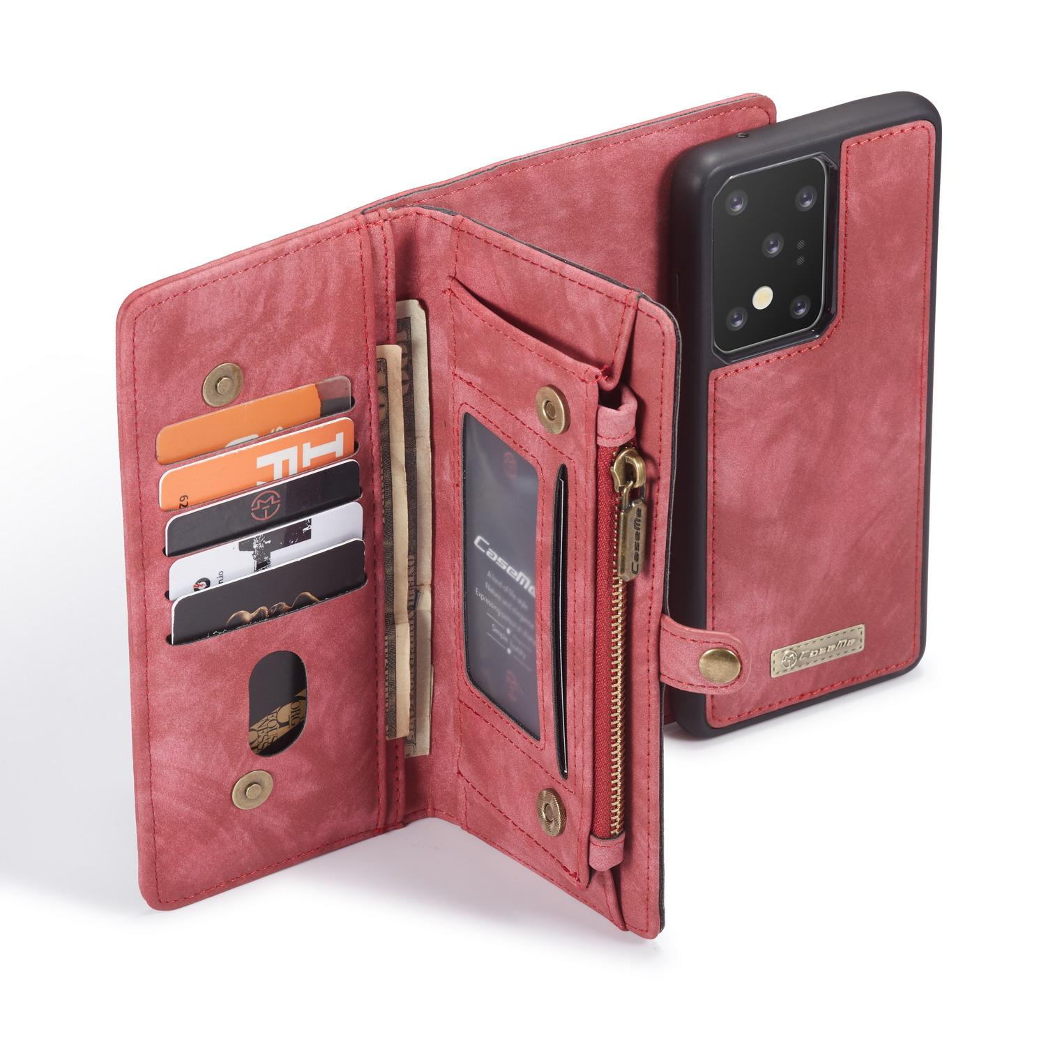Multi-slot Suojakotelo Samsung Galaxy S20 Ultra Punainen