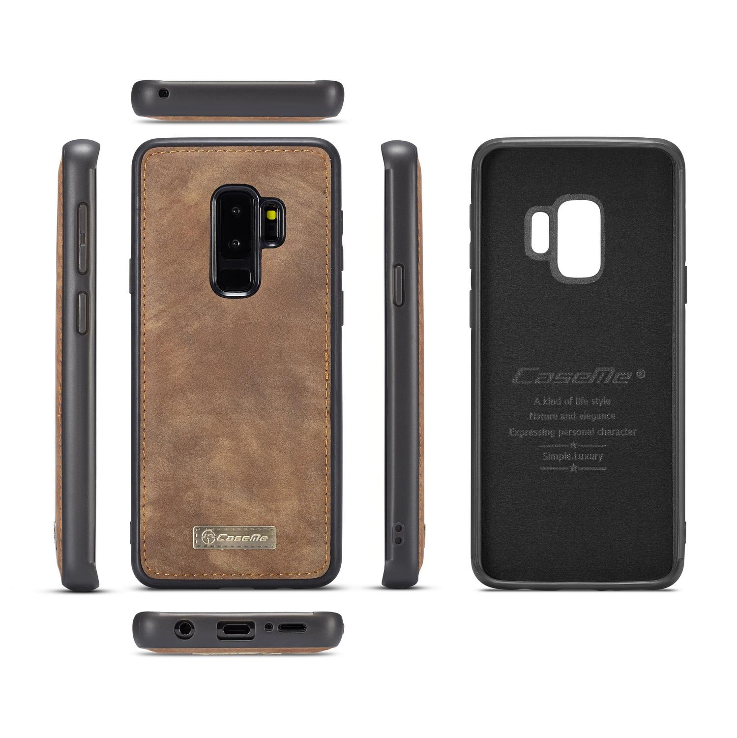 Multi-slot Suojakotelo Galaxy S9 Plus ruskea