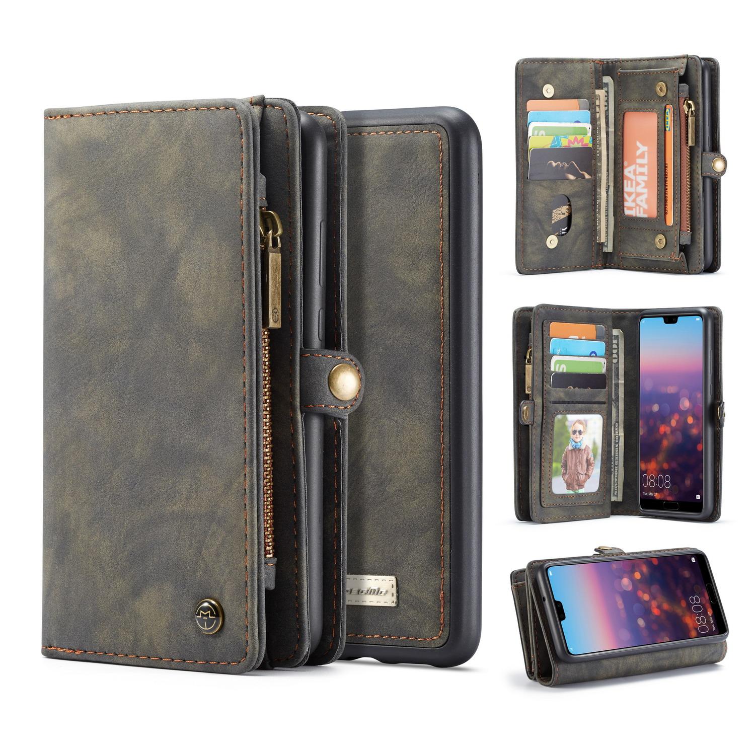 Multi-slot Suojakotelo Huawei P20 Lite Harmaa