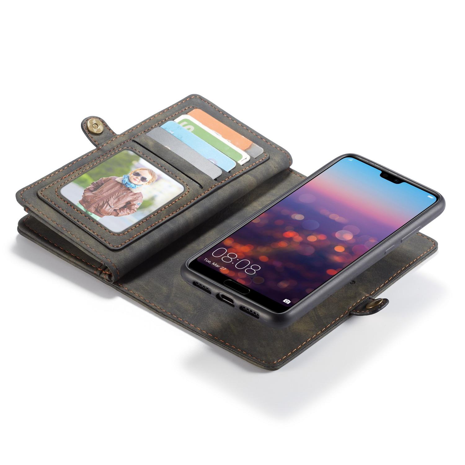 Multi-slot Suojakotelo Huawei P20 Lite Harmaa