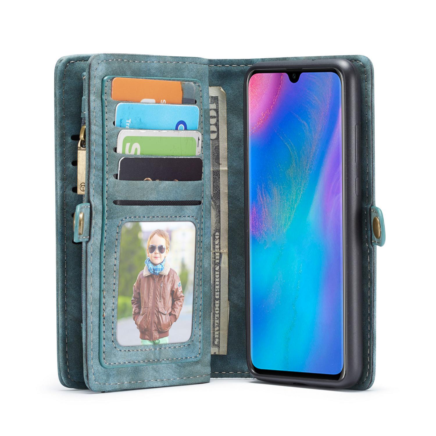 Multi-slot Suojakotelo Huawei P30 sininen