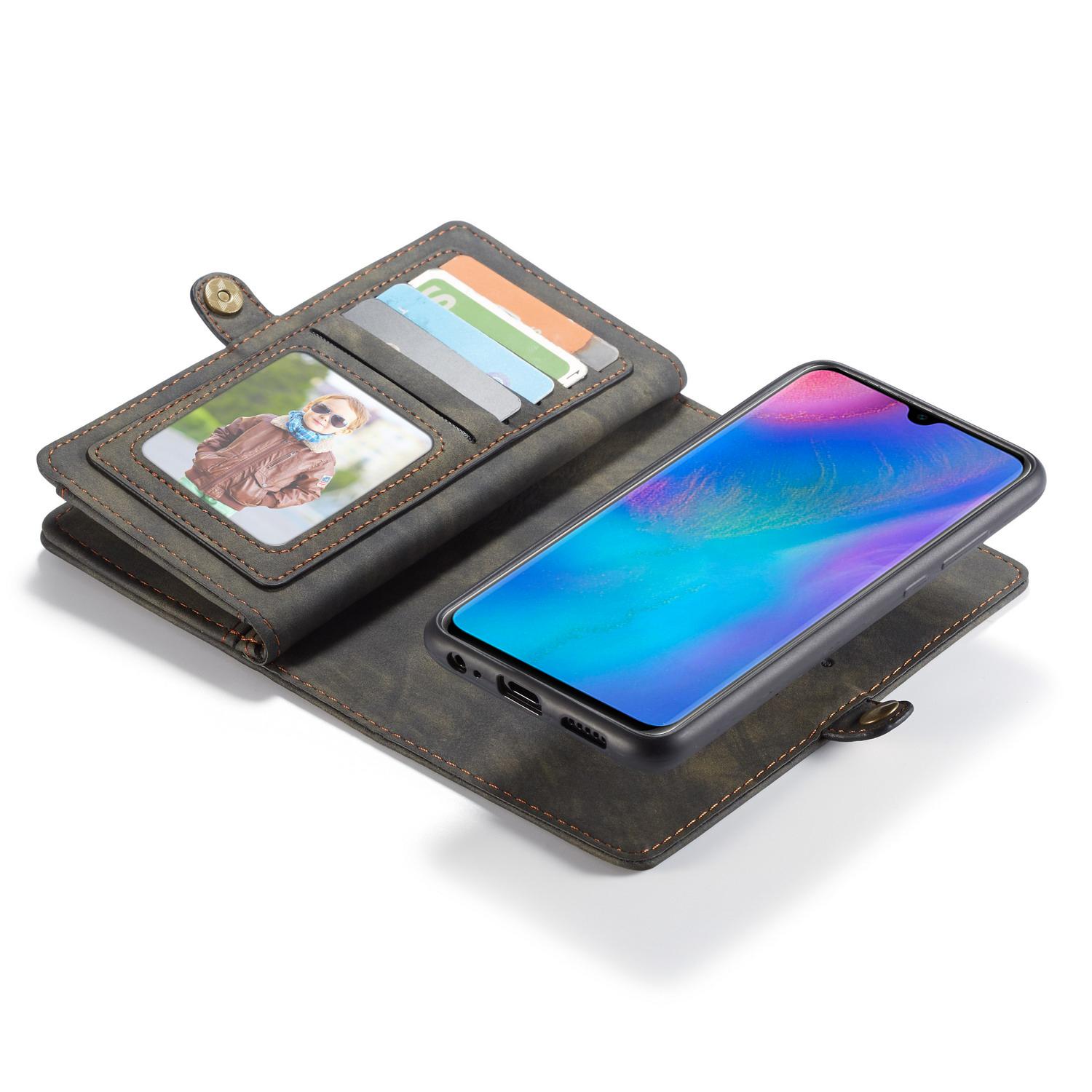 Multi-slot Suojakotelo Huawei P30 Harmaa