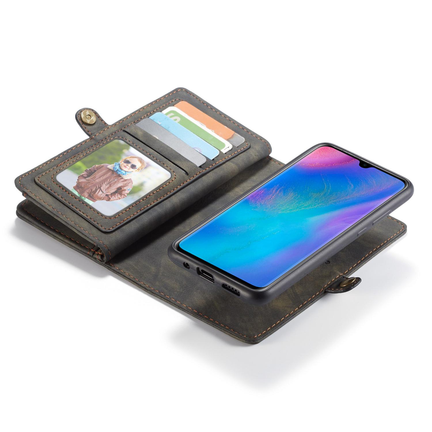 Multi-slot Suojakotelo Huawei P30 Lite Harmaa