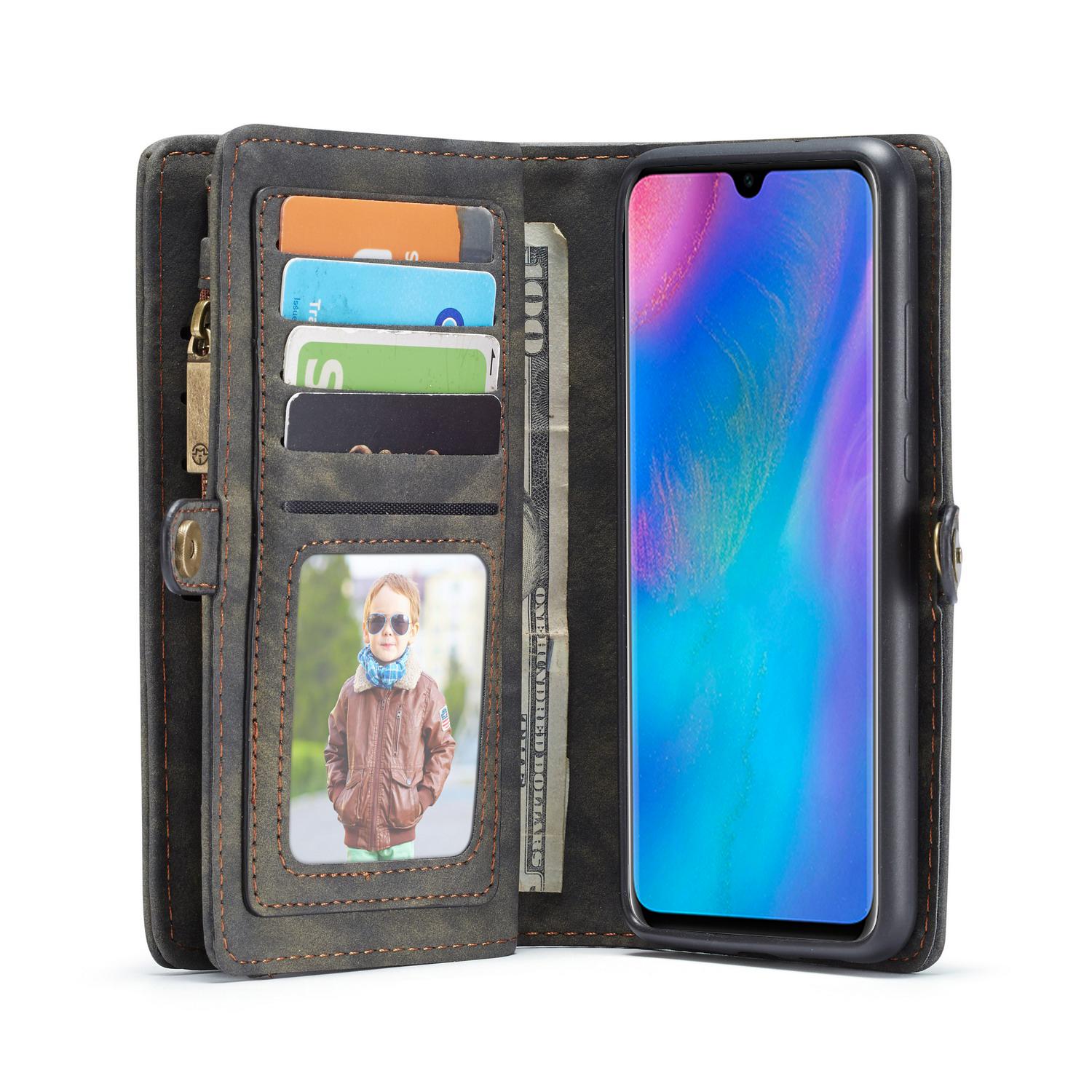Multi-slot Suojakotelo Huawei P30 Lite Harmaa