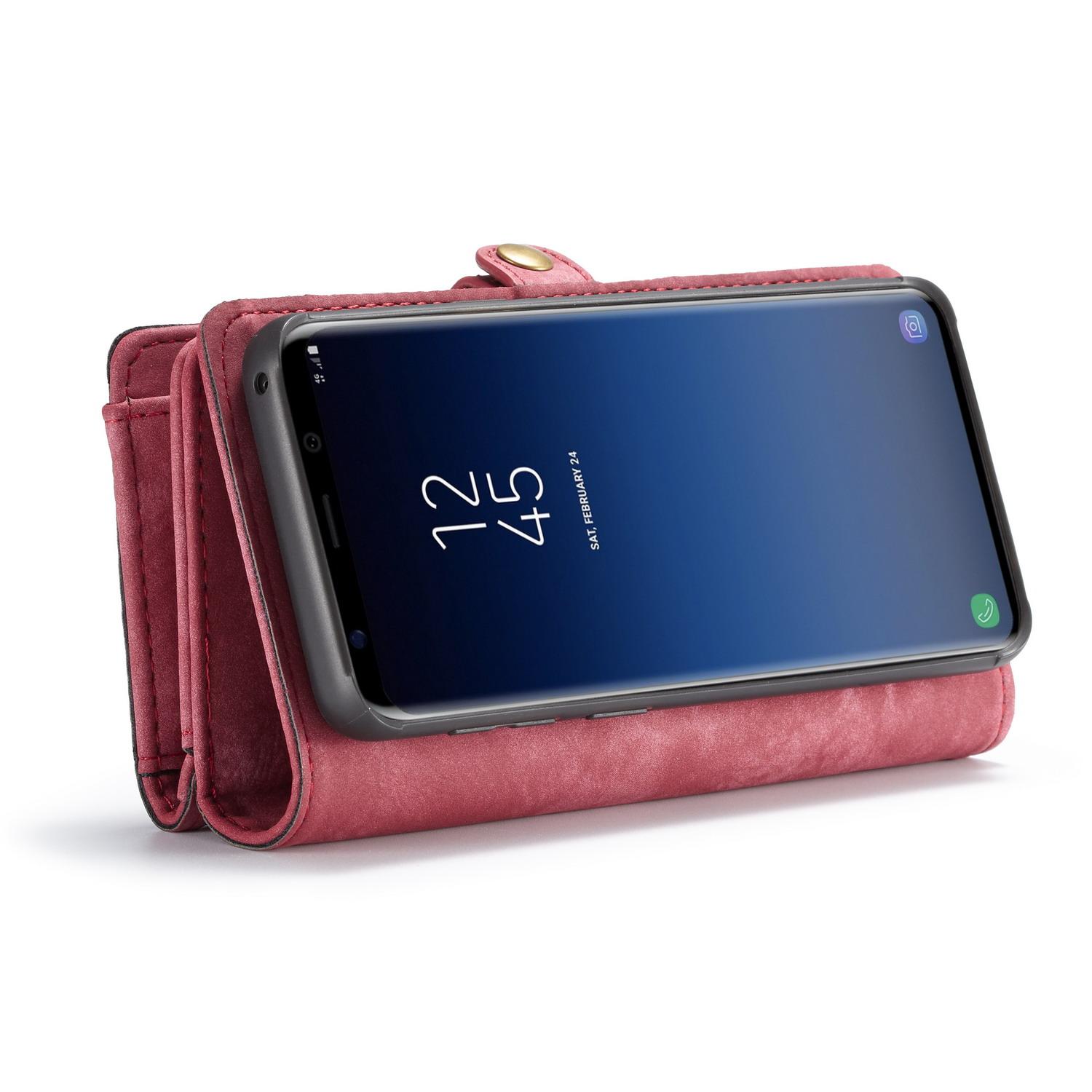 Multi-slot Suojakotelo Samsung Galaxy S9 punainen