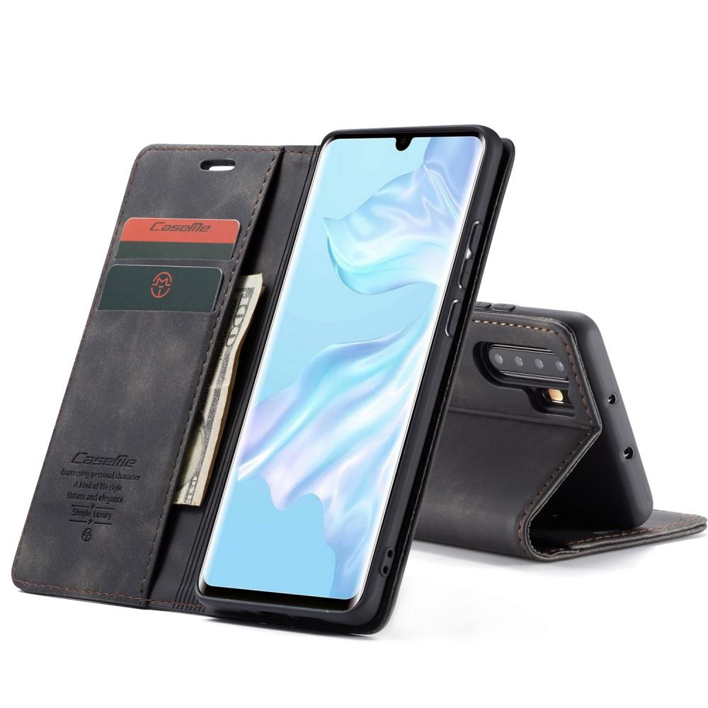 Slim Lompakkokotelo Huawei P30 Pro Musta