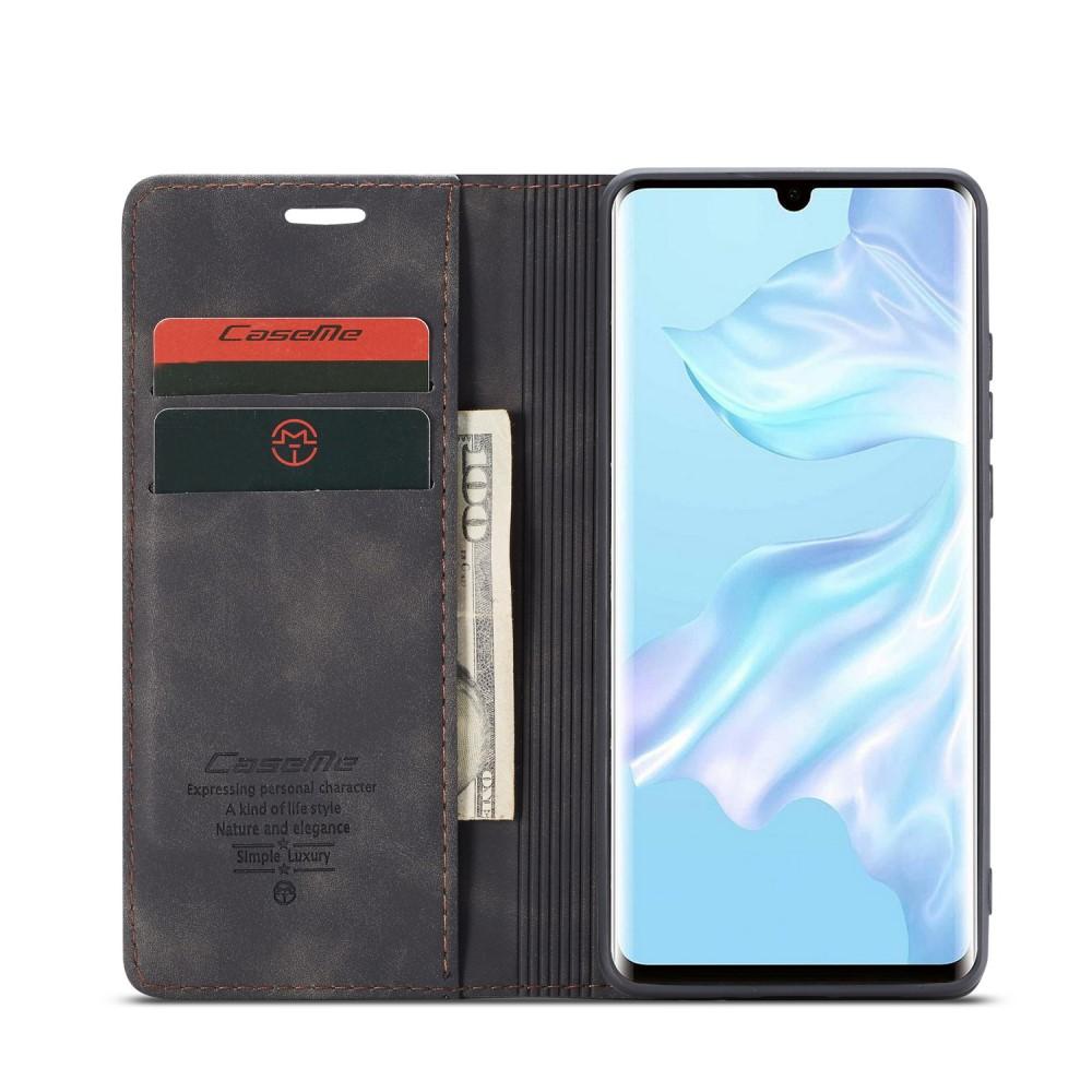 Slim Lompakkokotelo Huawei P30 Pro musta