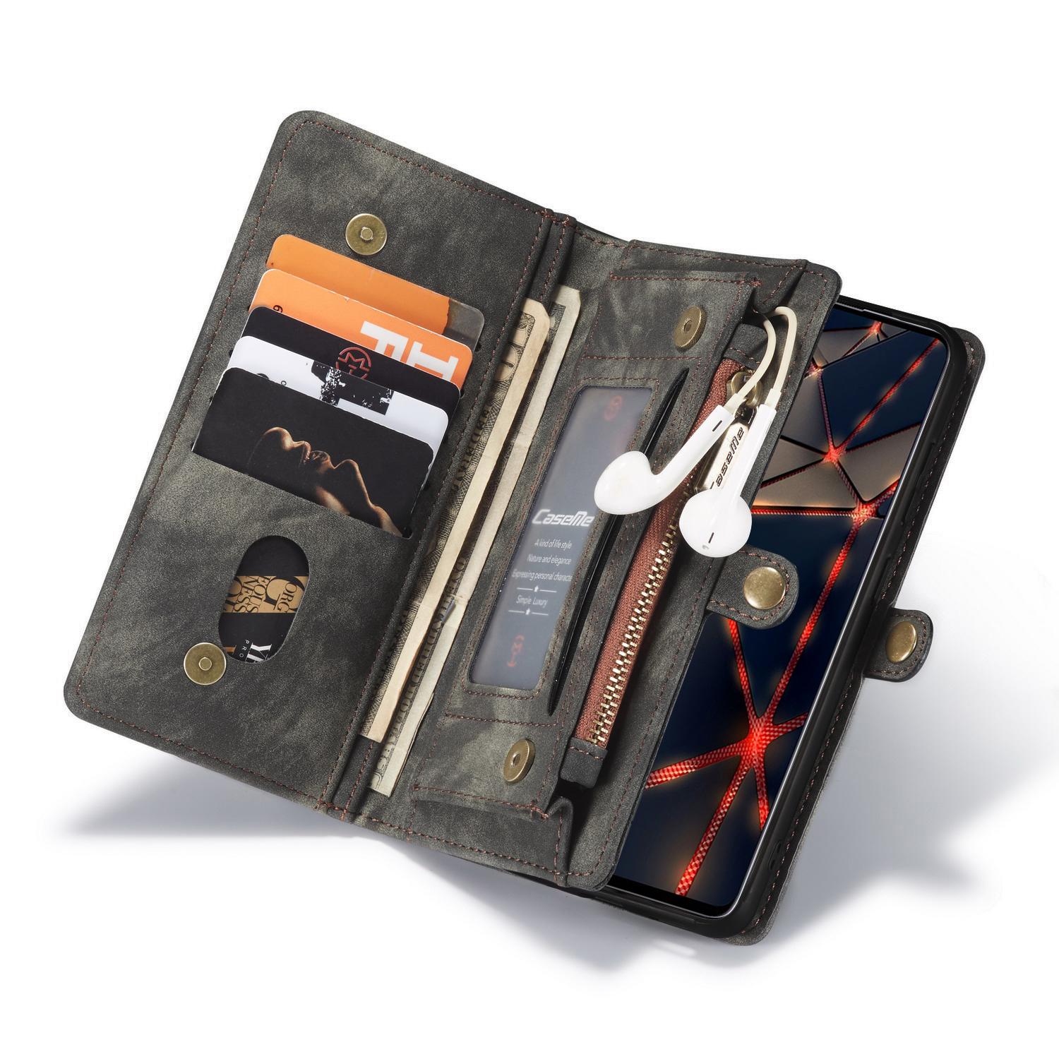 Multi-slot Suojakotelo Samsung Galaxy A51 Harmaa