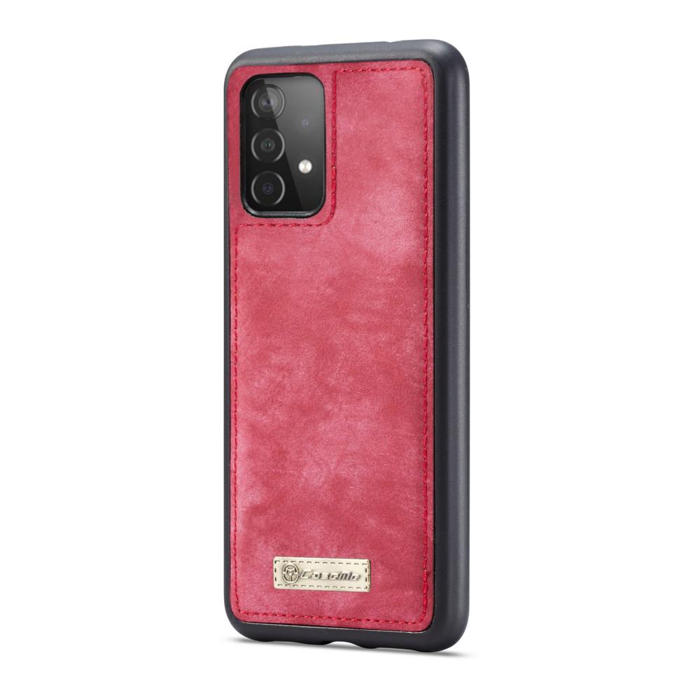 Multi-slot Suojakotelo Galaxy A52/A52s punainen