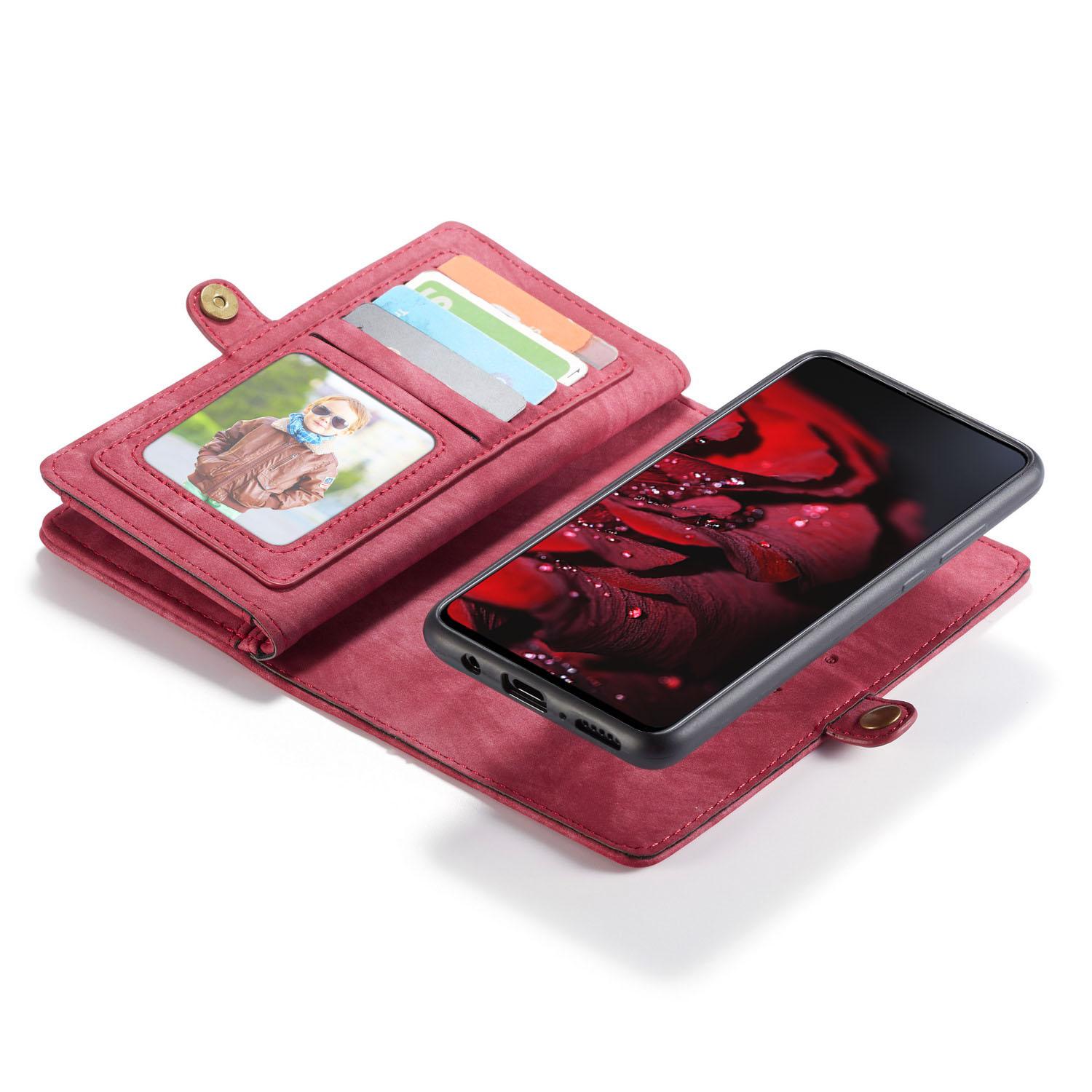 Multi-slot Suojakotelo Galaxy A71 punainen
