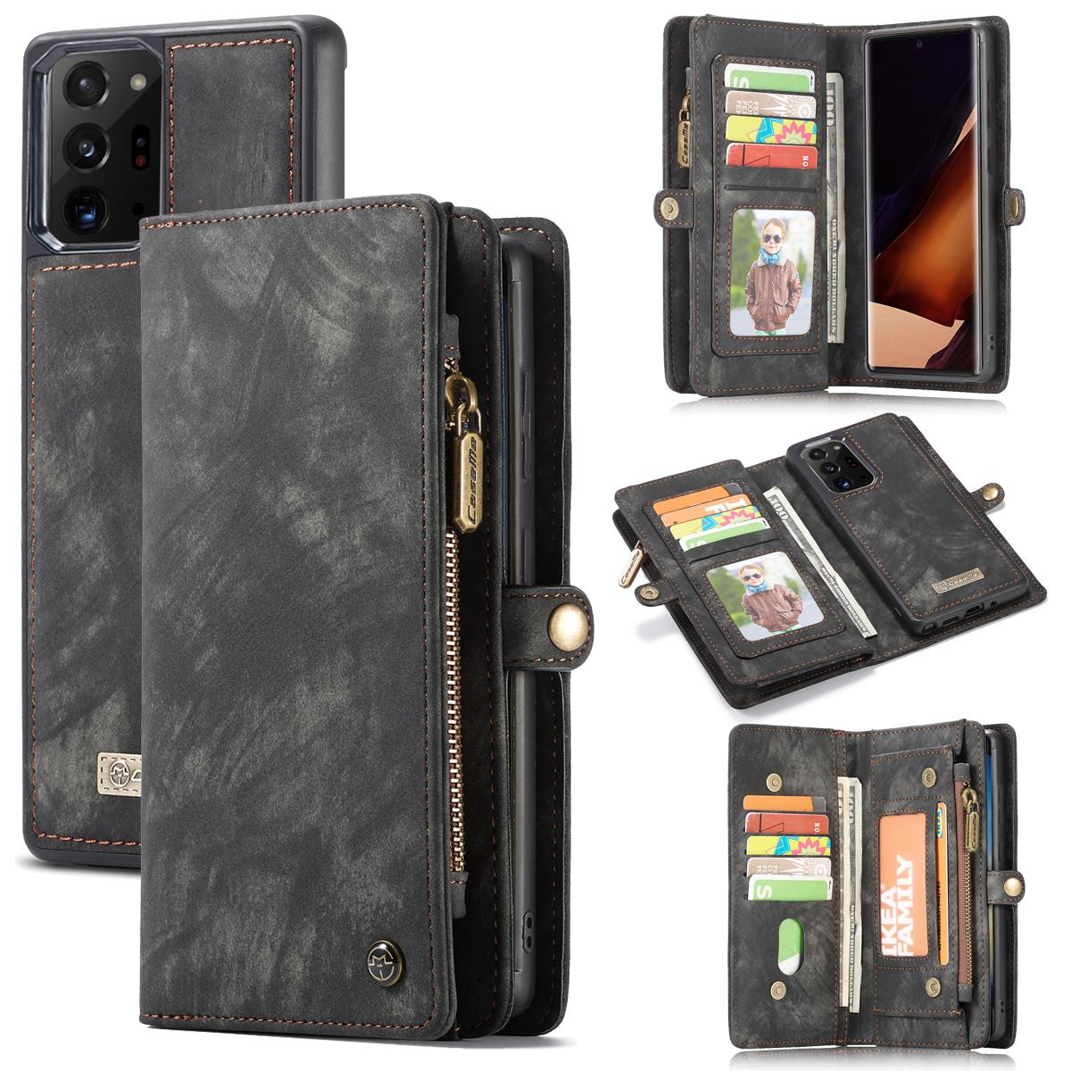 Multi-slot Suojakotelo Samsung Galaxy Note 20 Ultra Harmaa