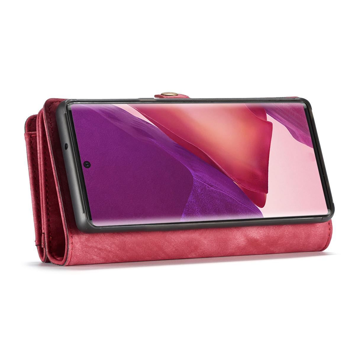 Multi-slot Suojakotelo Galaxy Note 20 Ultra punainen
