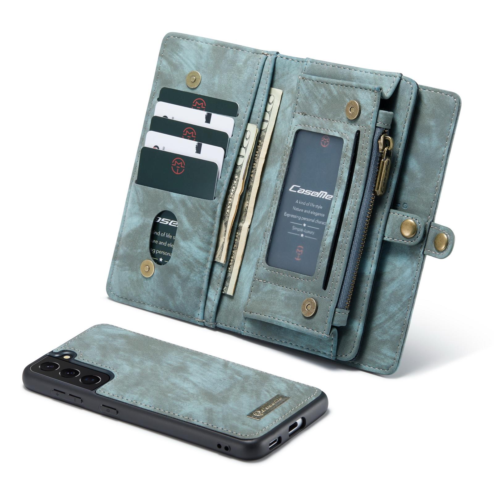 Multi-slot Suojakotelo Samsung Galaxy S21 Plus Sininen