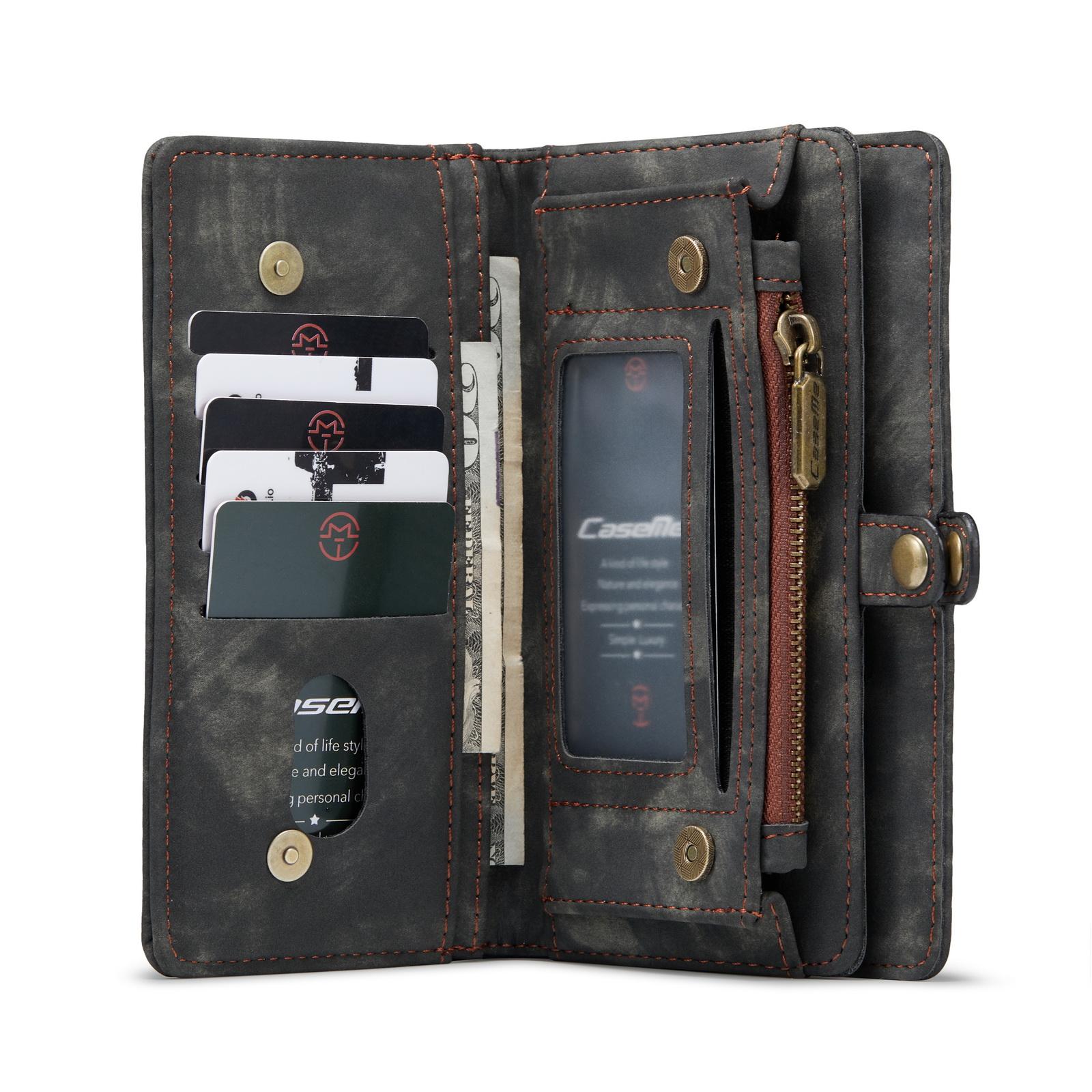 Multi-slot Suojakotelo Samsung Galaxy S21 Ultra Harmaa