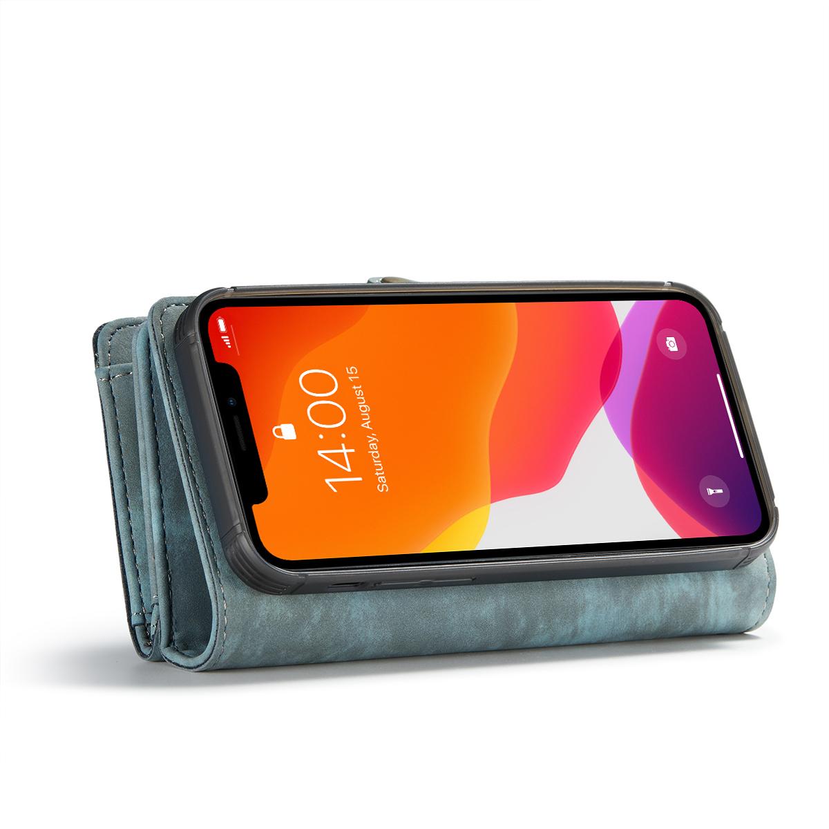 Multi-slot Suojakotelo iPhone 12 Pro Max sininen