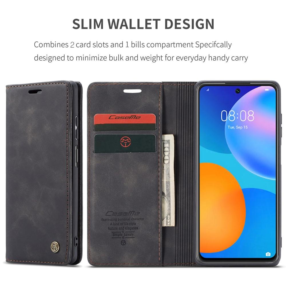 Slim Lompakkokotelo Huawei P Smart 2021 musta