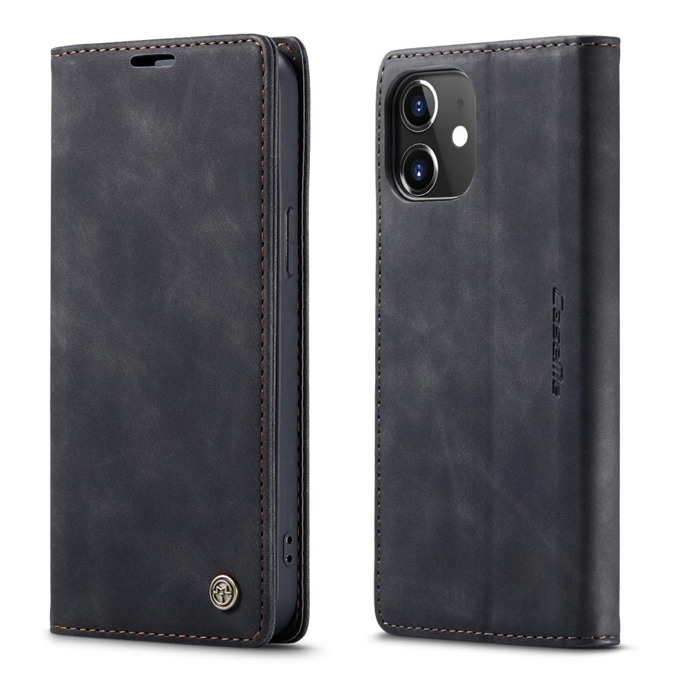 Slim Lompakkokotelo Apple iPhone 12/iPhone 12 Pro Musta