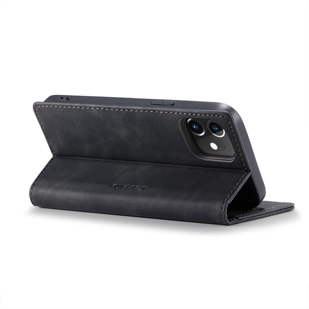 Slim Lompakkokotelo iPhone 12 Mini Musta