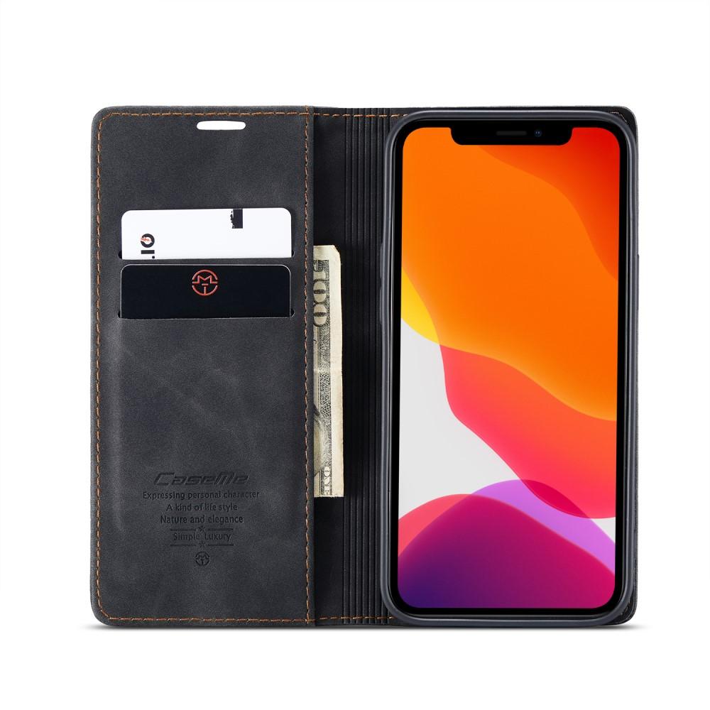 Slim Lompakkokotelo Apple iPhone 12/iPhone 12 Pro Musta