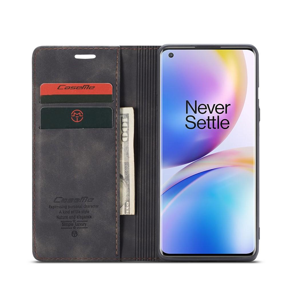 Slim Lompakkokotelo OnePlus 8 Pro musta