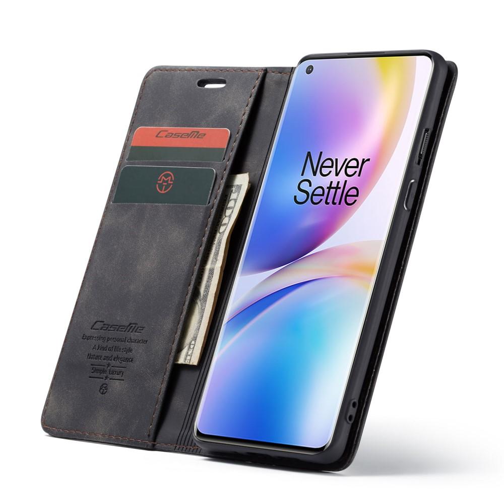 Slim Lompakkokotelo OnePlus 8 Pro musta