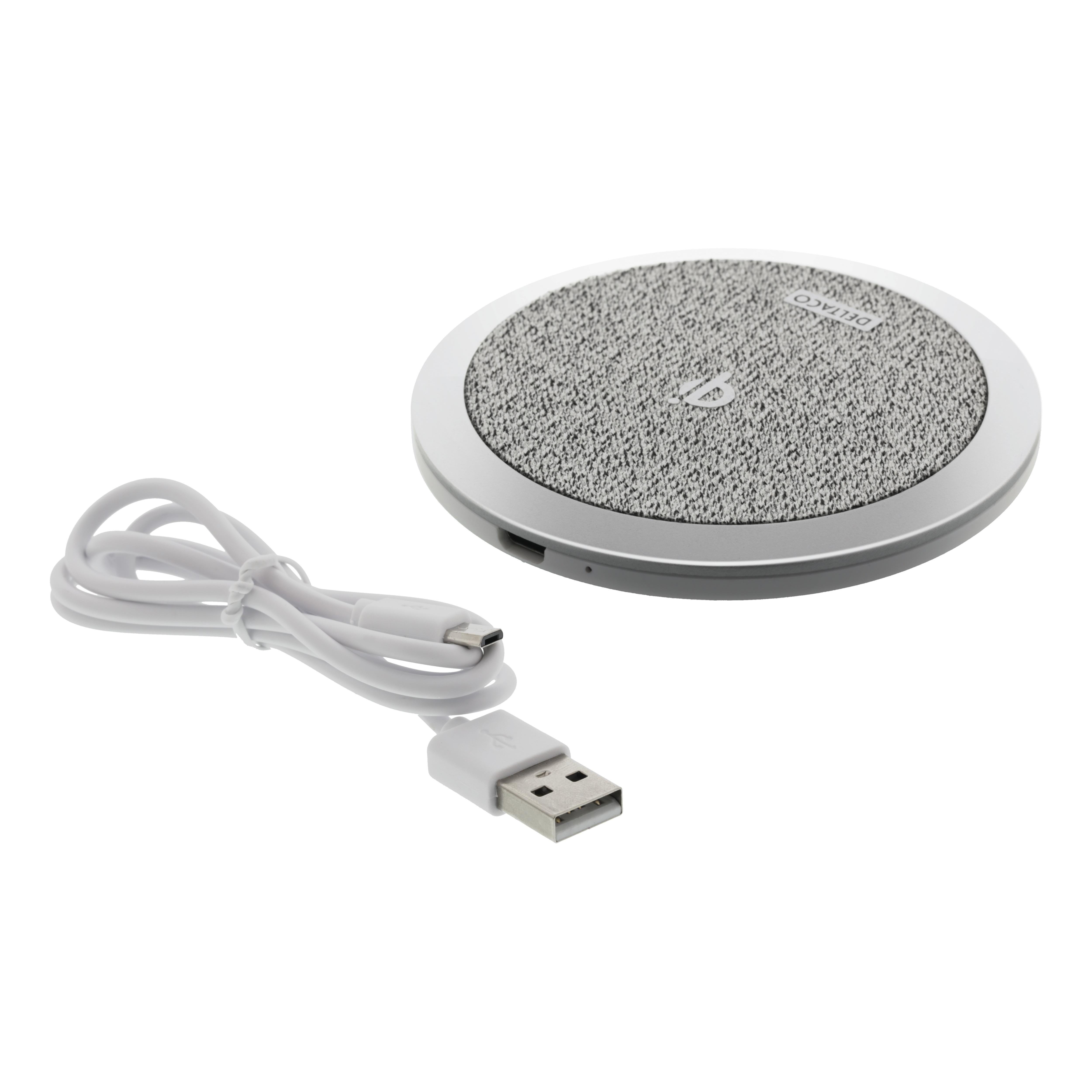 10W Wireless Qi Charging Pad Grey