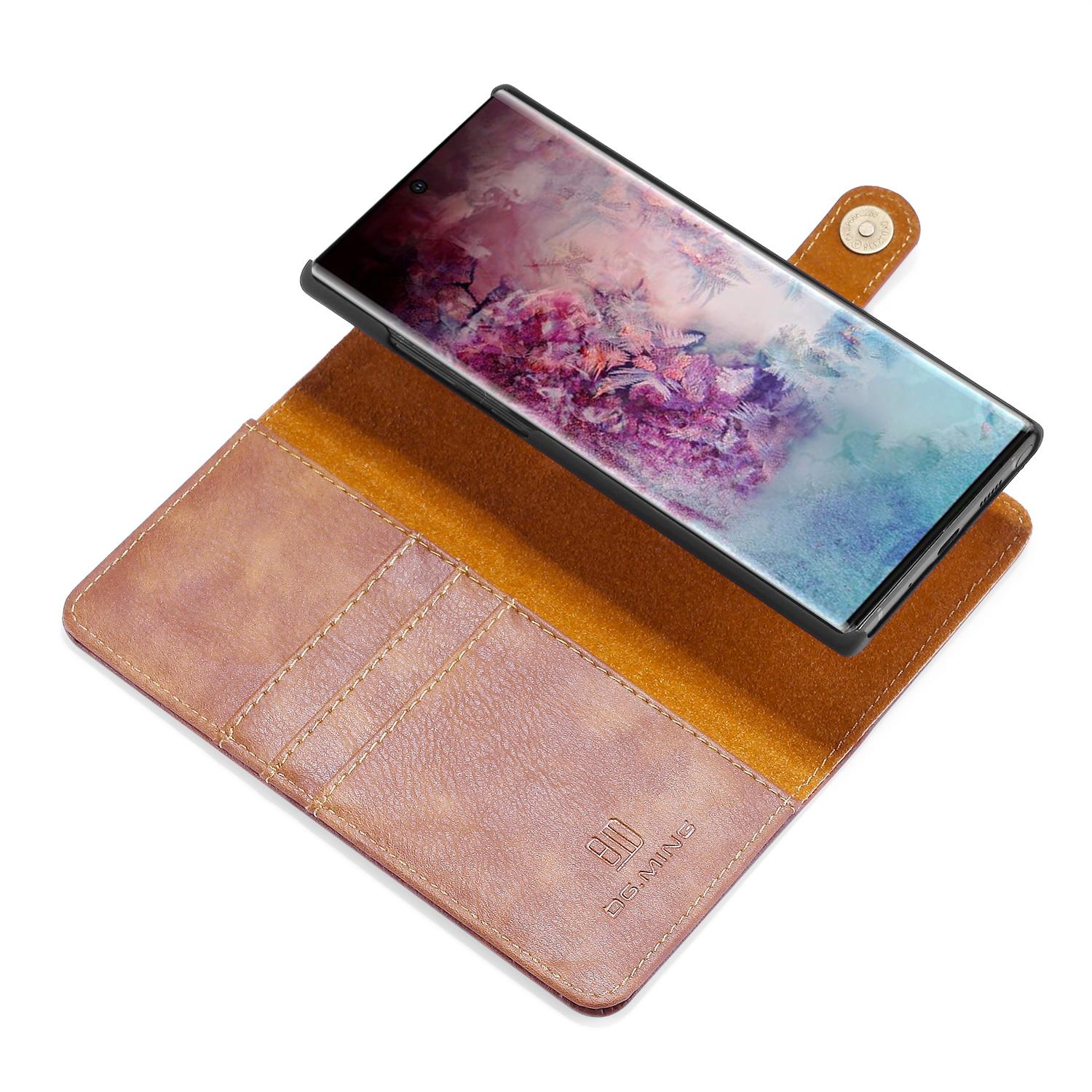 Magnet Wallet Samsung Galaxy Note 10 Plus Ruskea