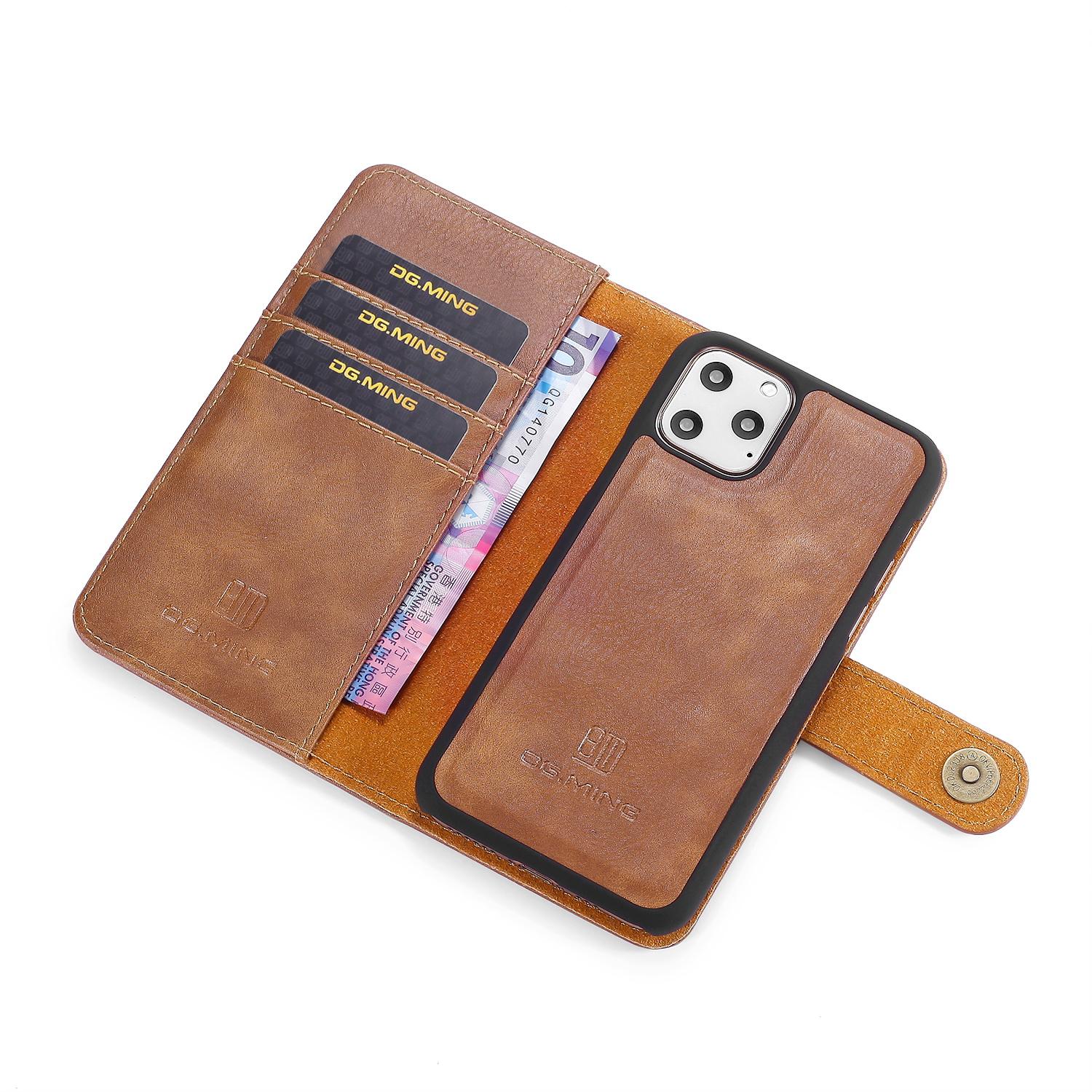 Magnet Wallet iPhone 11 Pro Cognac