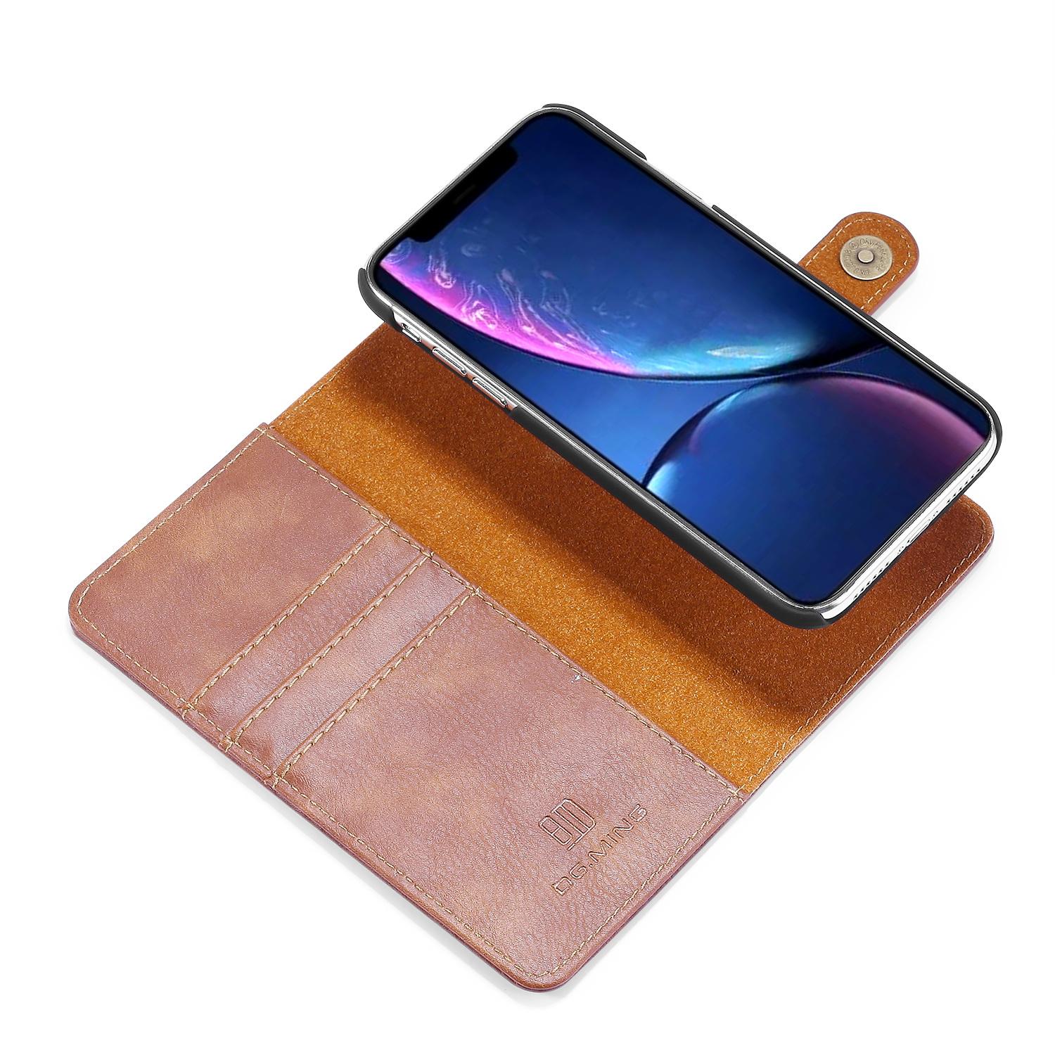 Magnet Wallet iPhone 11 Cognac