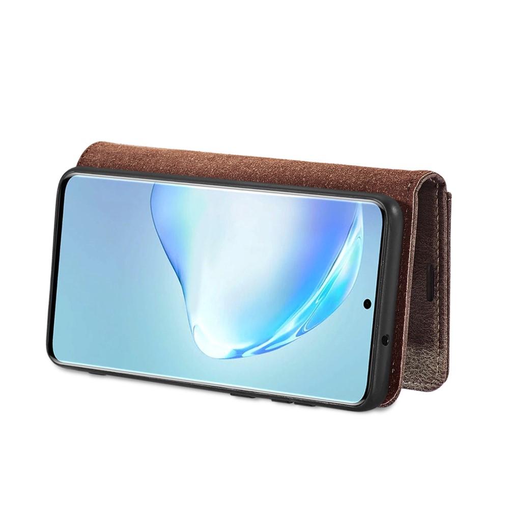 Magnet Wallet Samsung Galaxy S20 Ultra Ruskea