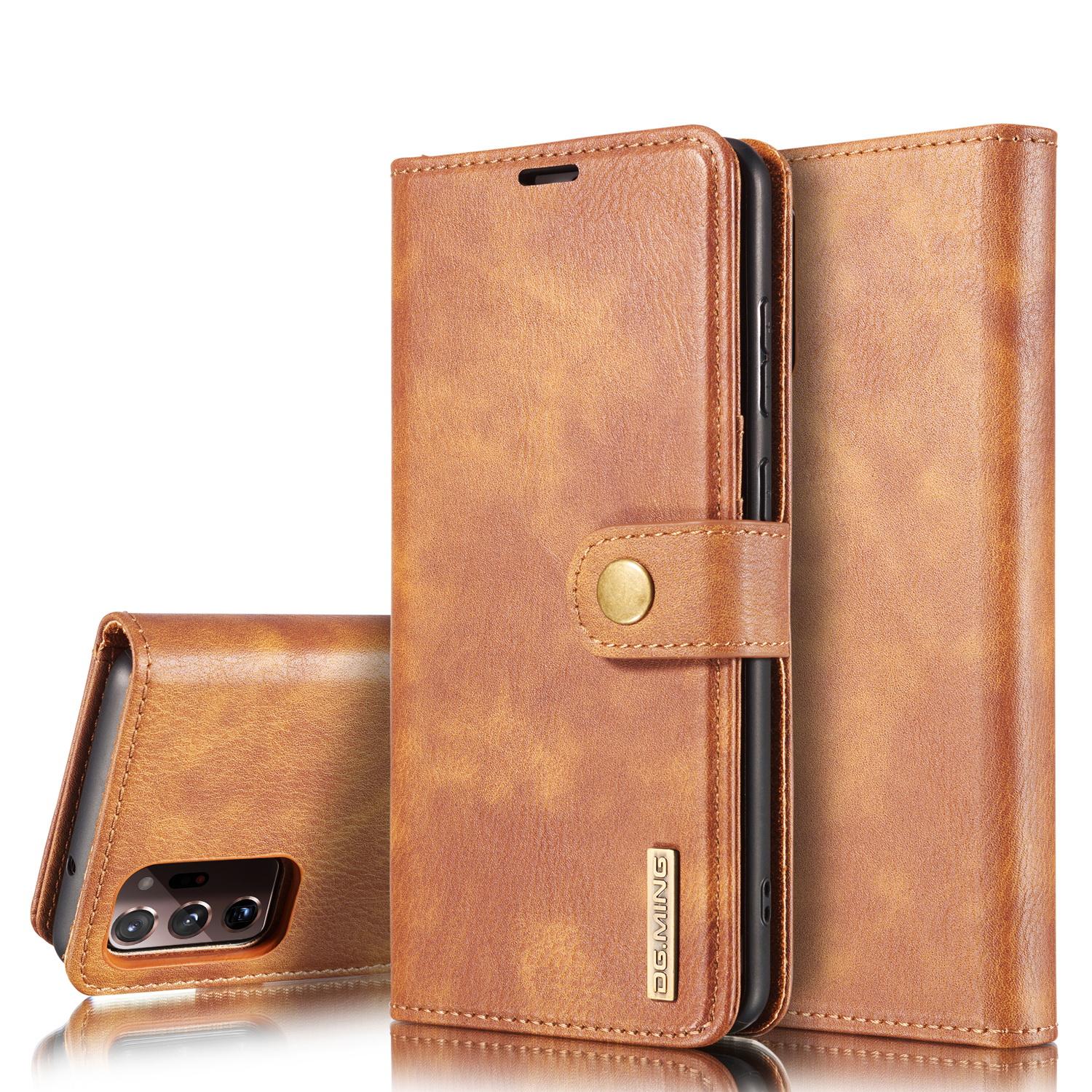 Magnet Wallet Samsung Galaxy Note 20 Ultra Ruskea
