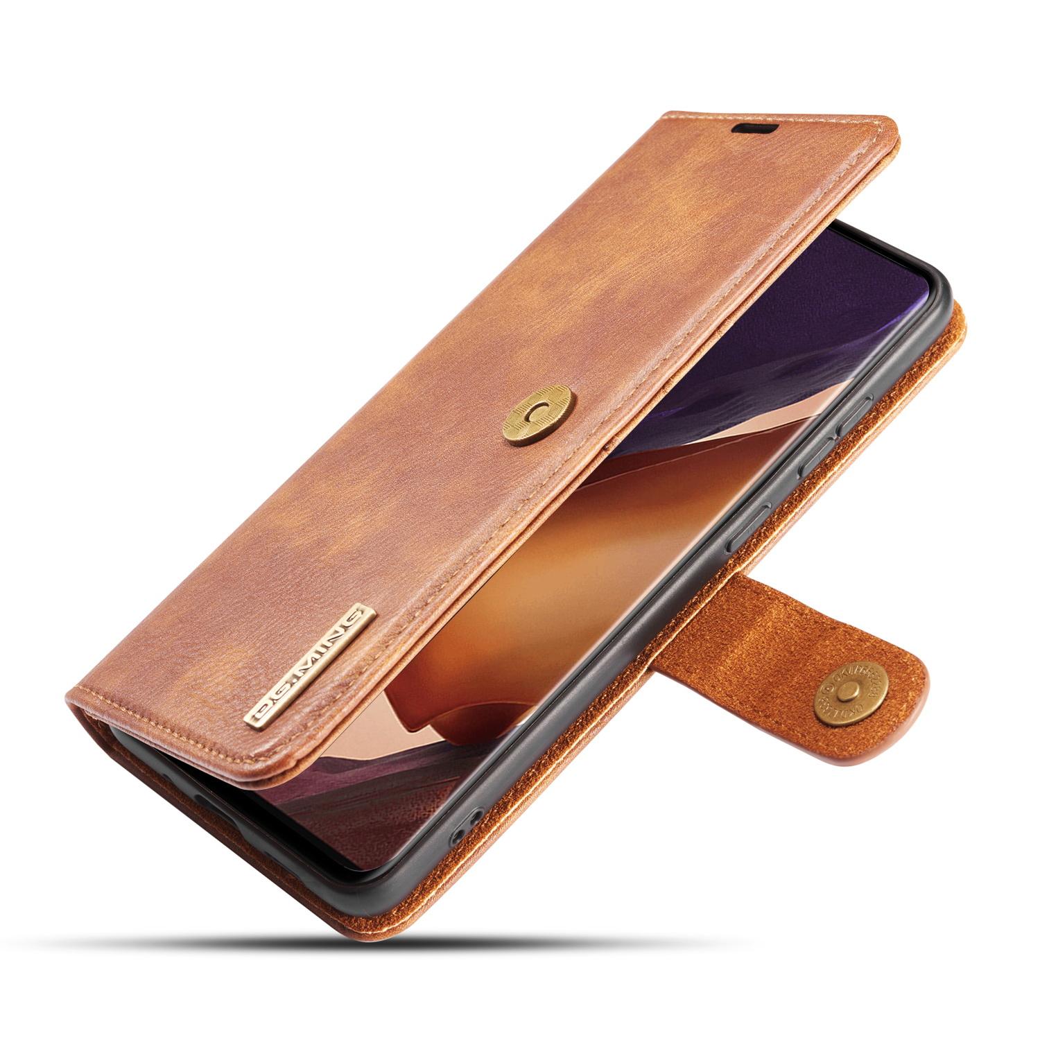 Magnet Wallet Samsung Galaxy Note 20 Ultra Ruskea