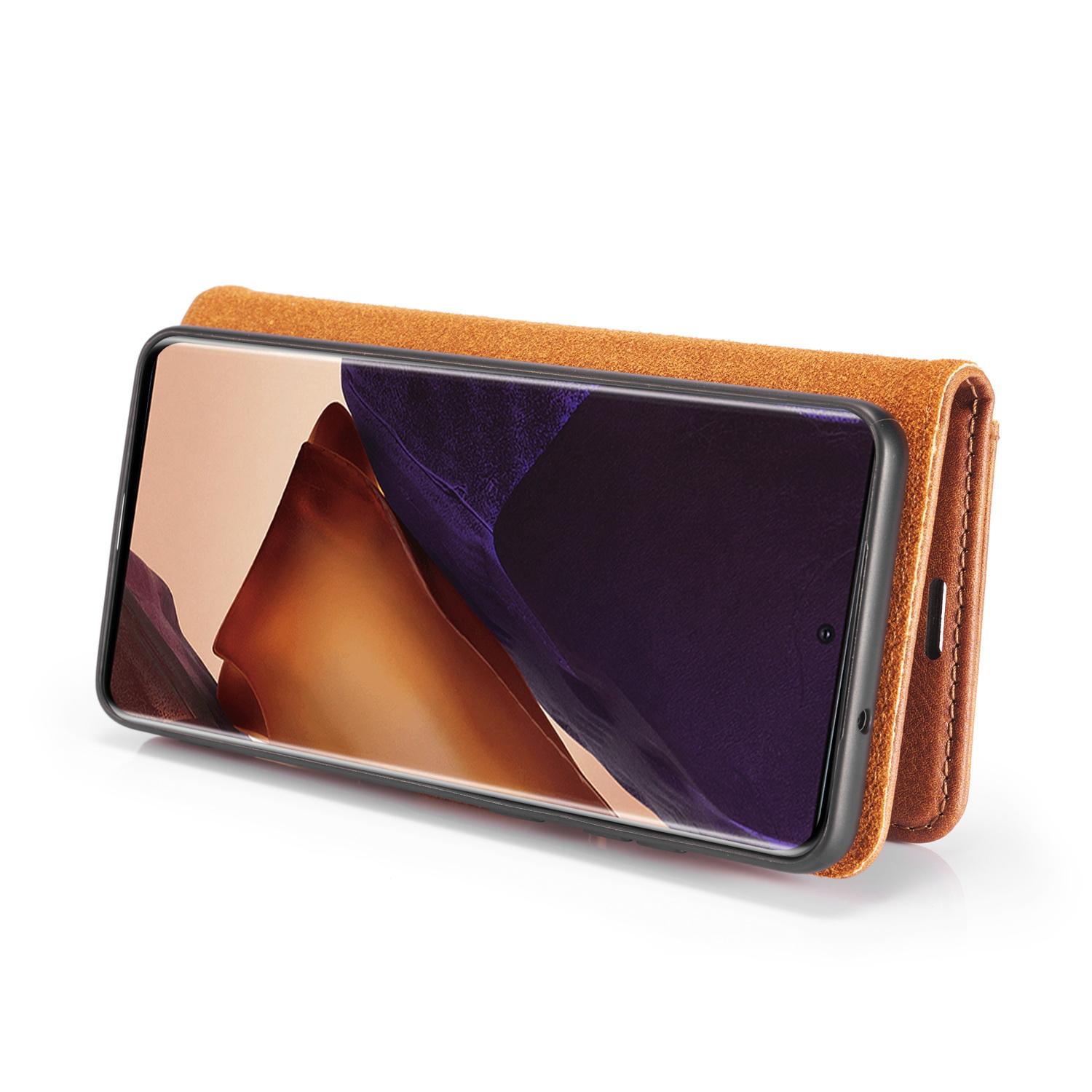 Magnet Wallet Samsung Galaxy Note 20 Ultra Ruskea