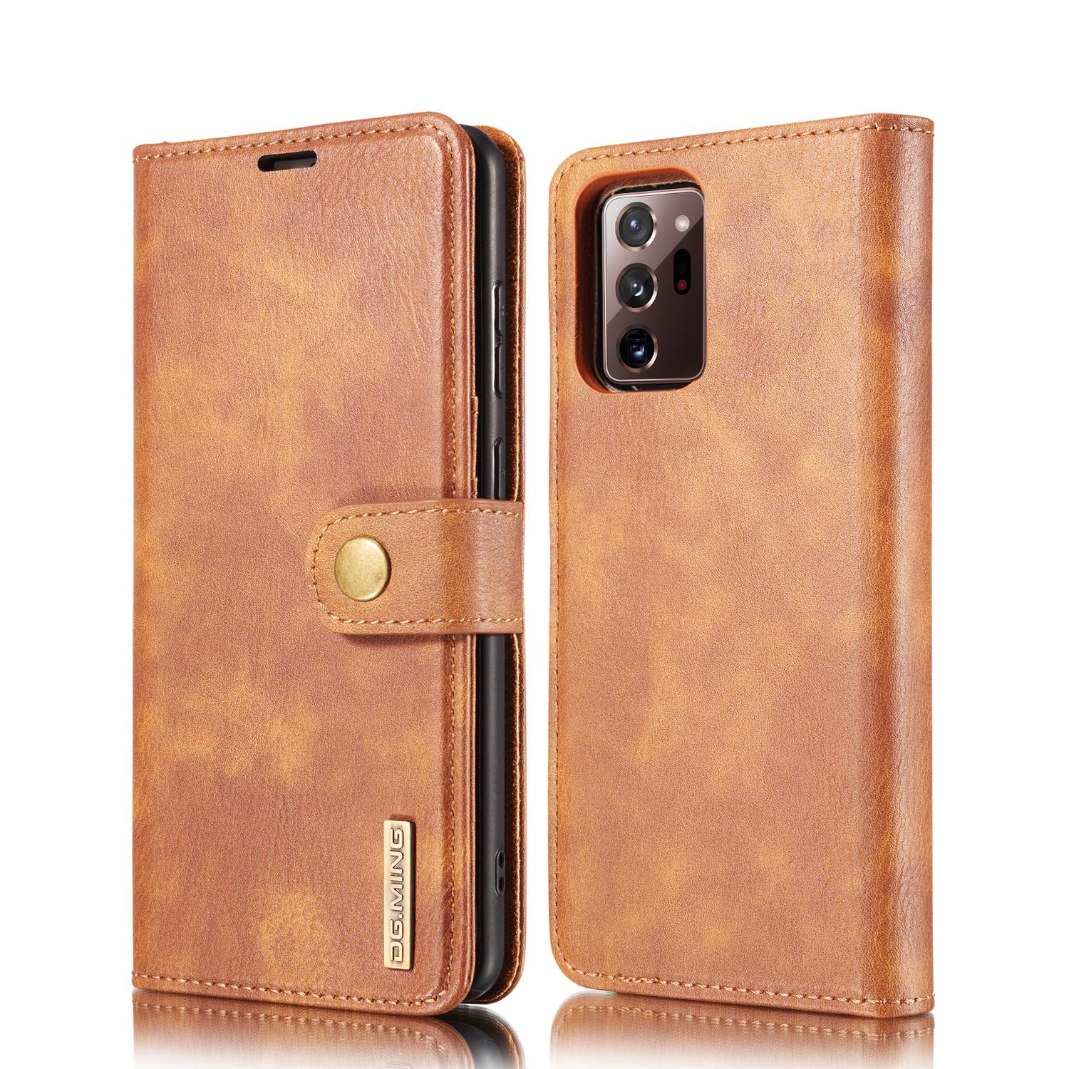 Magnet Wallet Samsung Galaxy Note 20 Ultra Ruskea