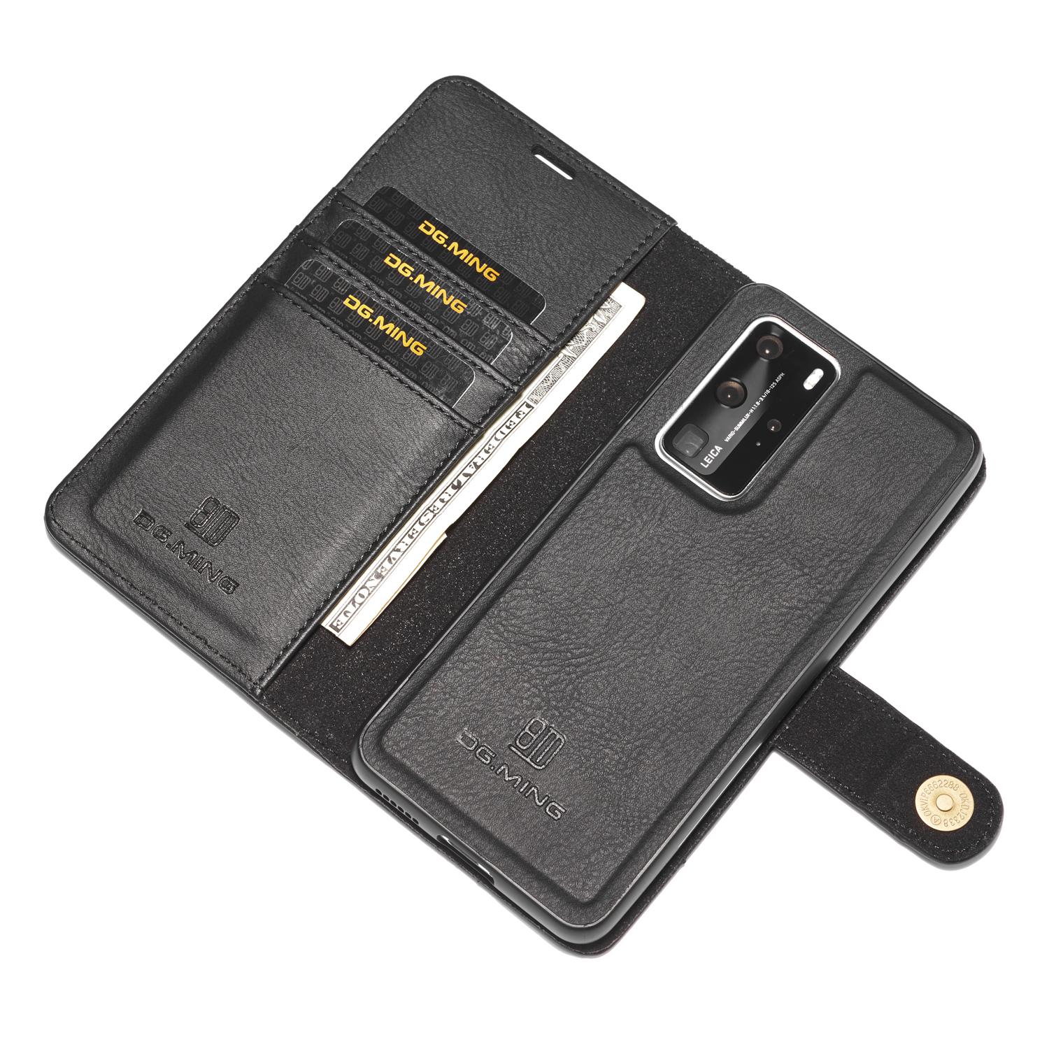 Magnet Wallet Huawei P40 Pro Musta
