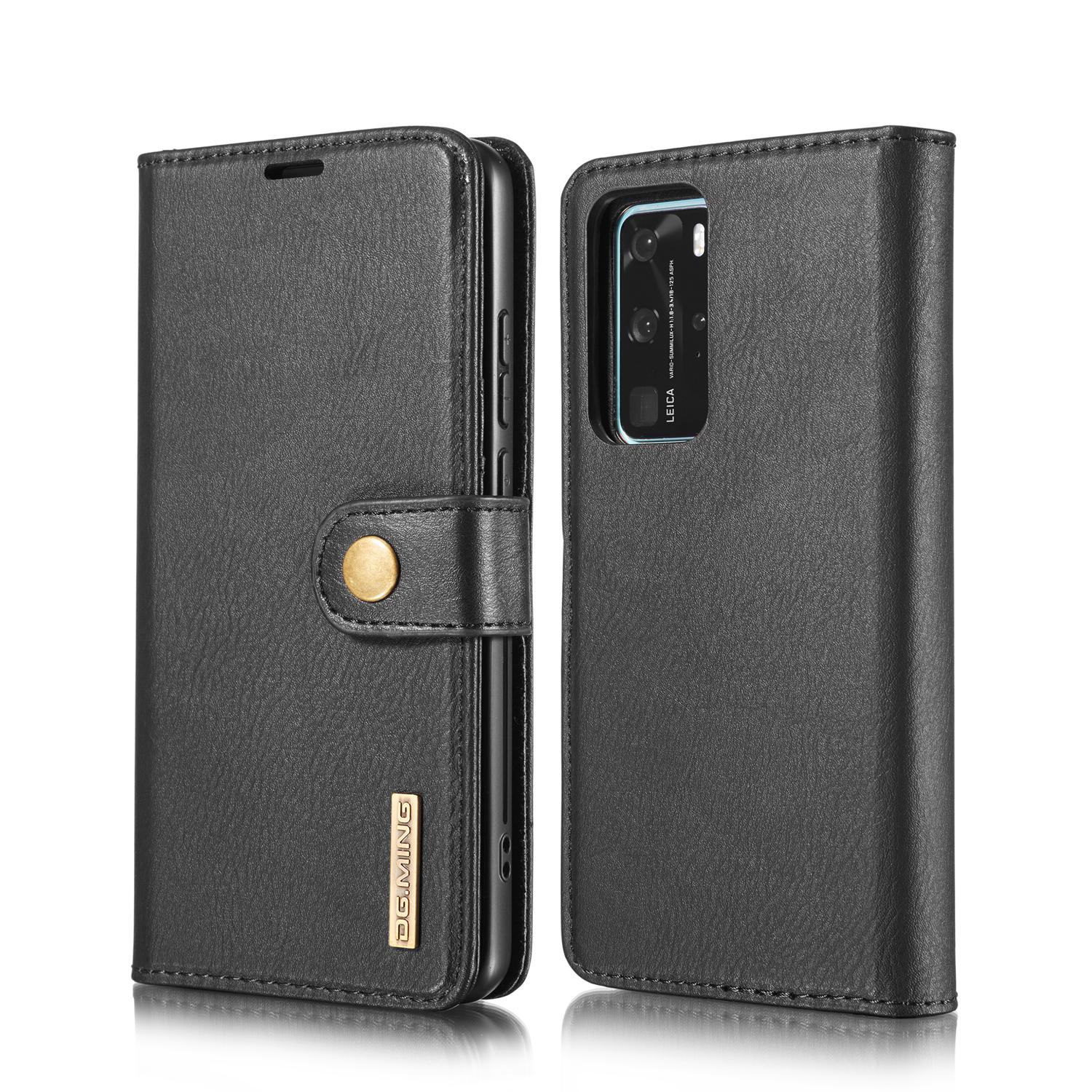 Magnet Wallet Huawei P40 Pro Musta