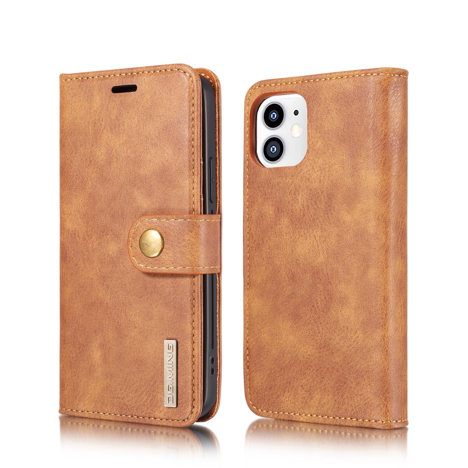 Magnet Wallet iPhone 12 Mini Cognac